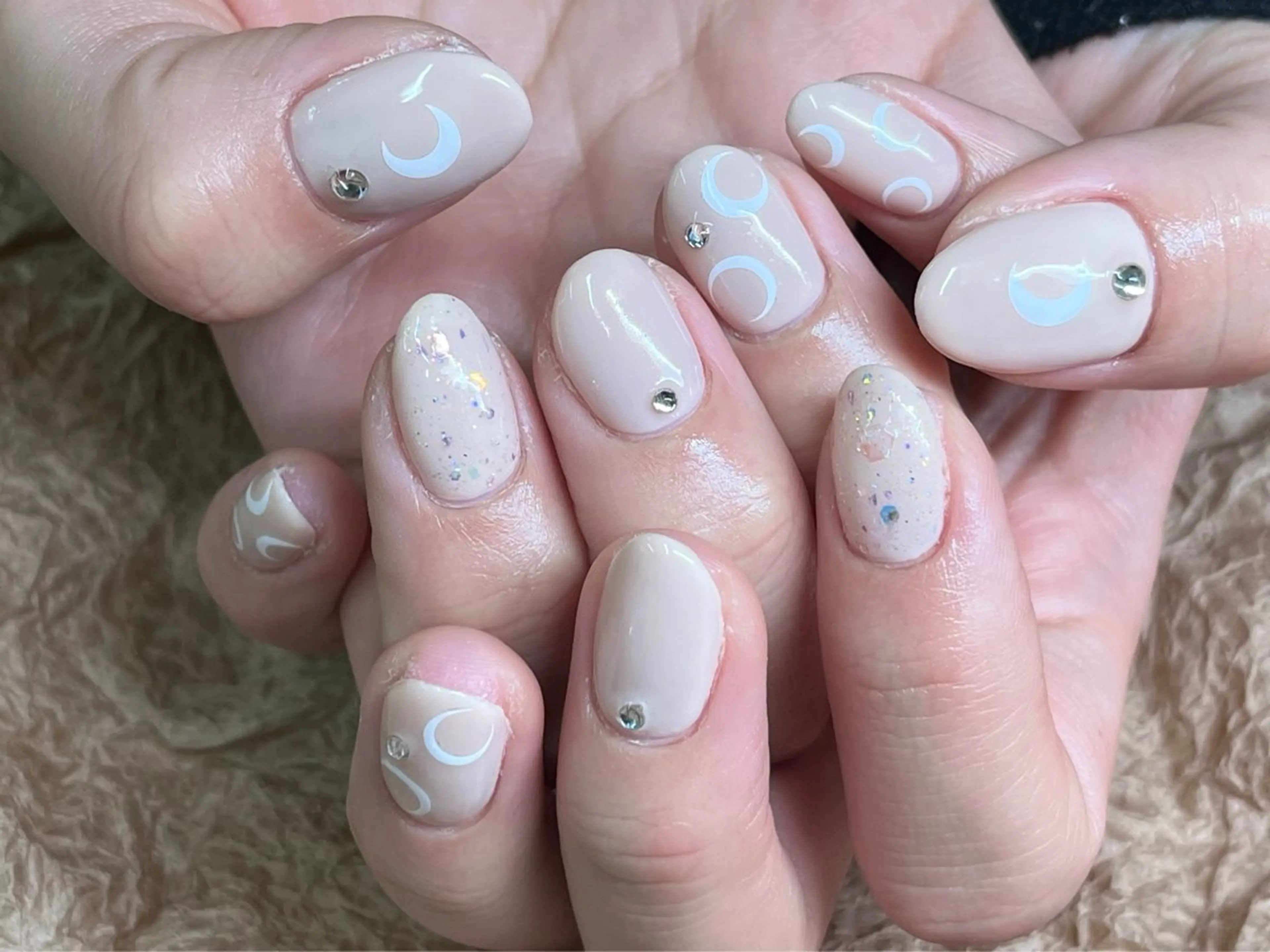 ネイル フットネイル フレンチネイル ジェルネイル ガラスフレンチ 韓国ネイル ToliyDeliy Nail Salonのネイルデザイン