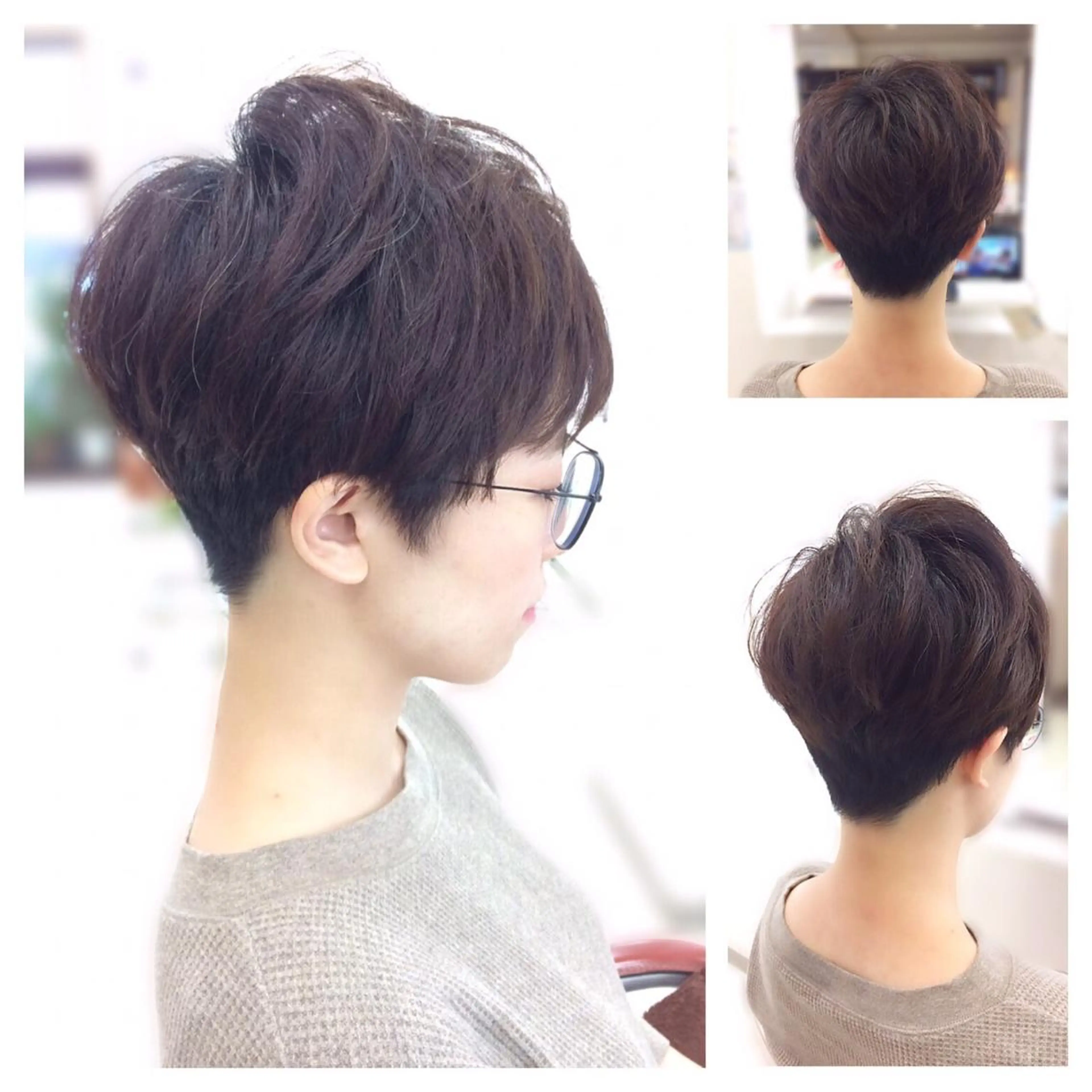 ショート ボブ ショートヘア カット トリートメント いけだ ゆうのヘアスタイル