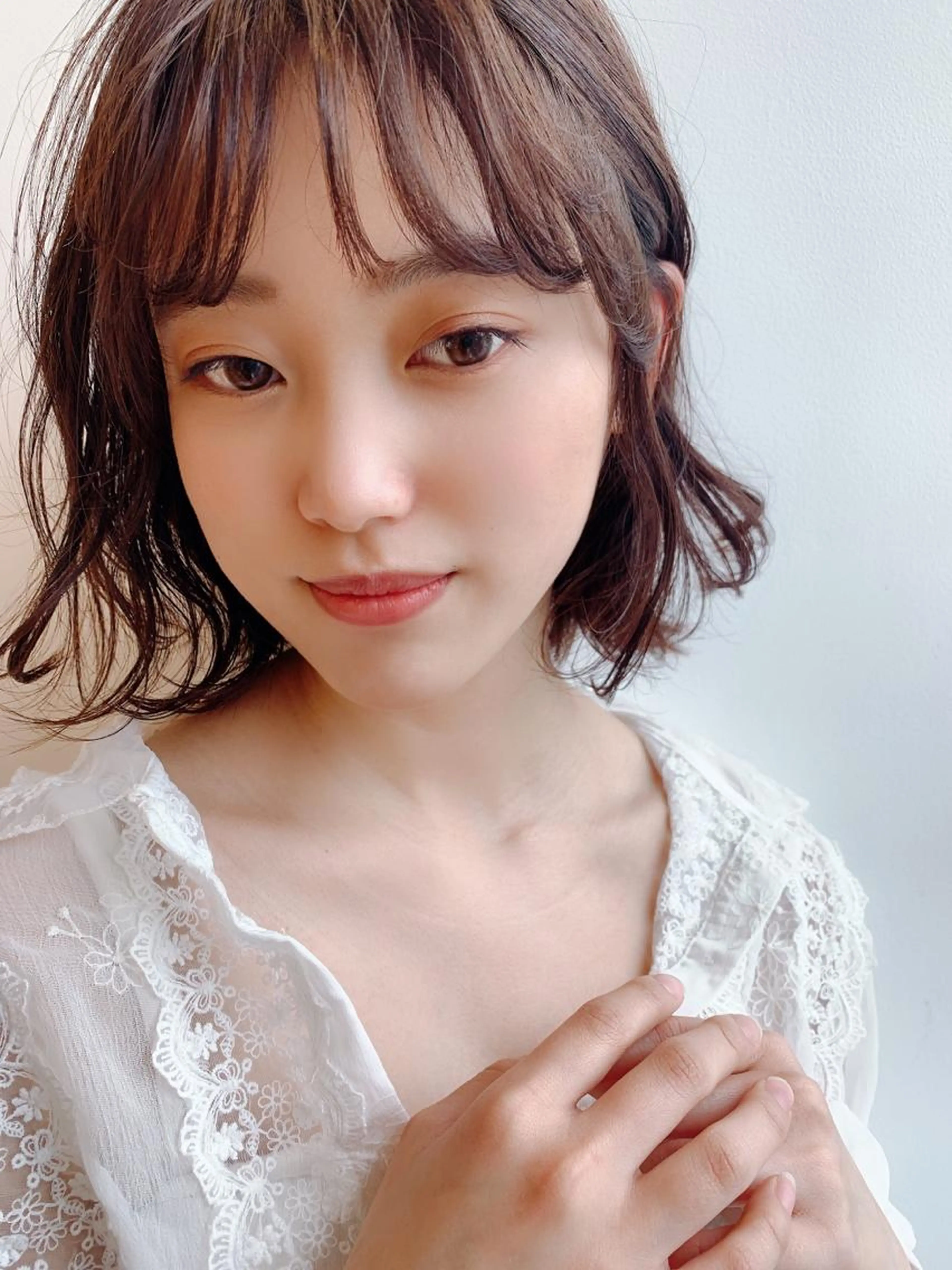 似合わせカット＋イロリドカラー（ブリーチなし）＋生オイルトリートメント＋ヘッドスパ＋マーブ（ナノバブル）の写真