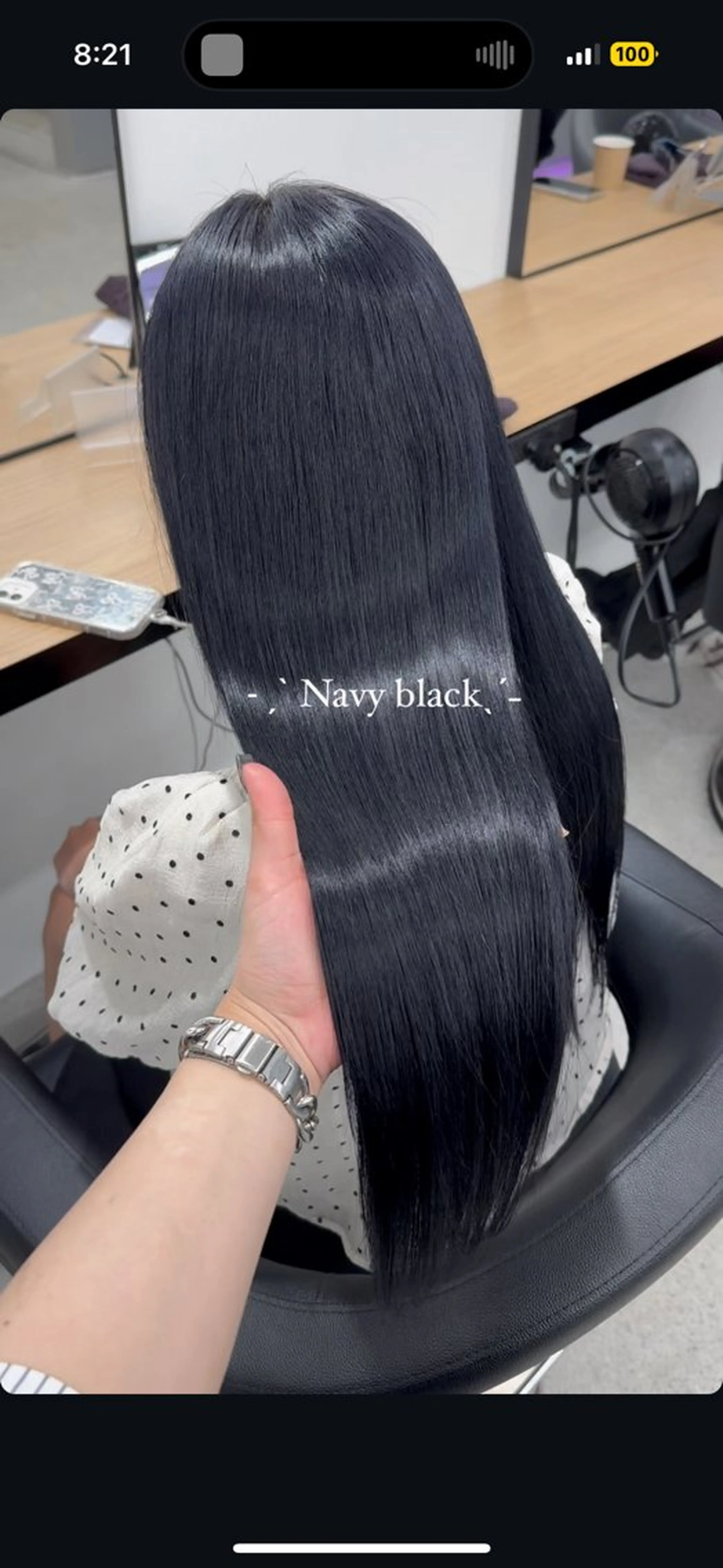 ロング カラー ヘアカラー 暗髪🩶ラベンダー/ ブルー/ユウナ🤍のヘアスタイル