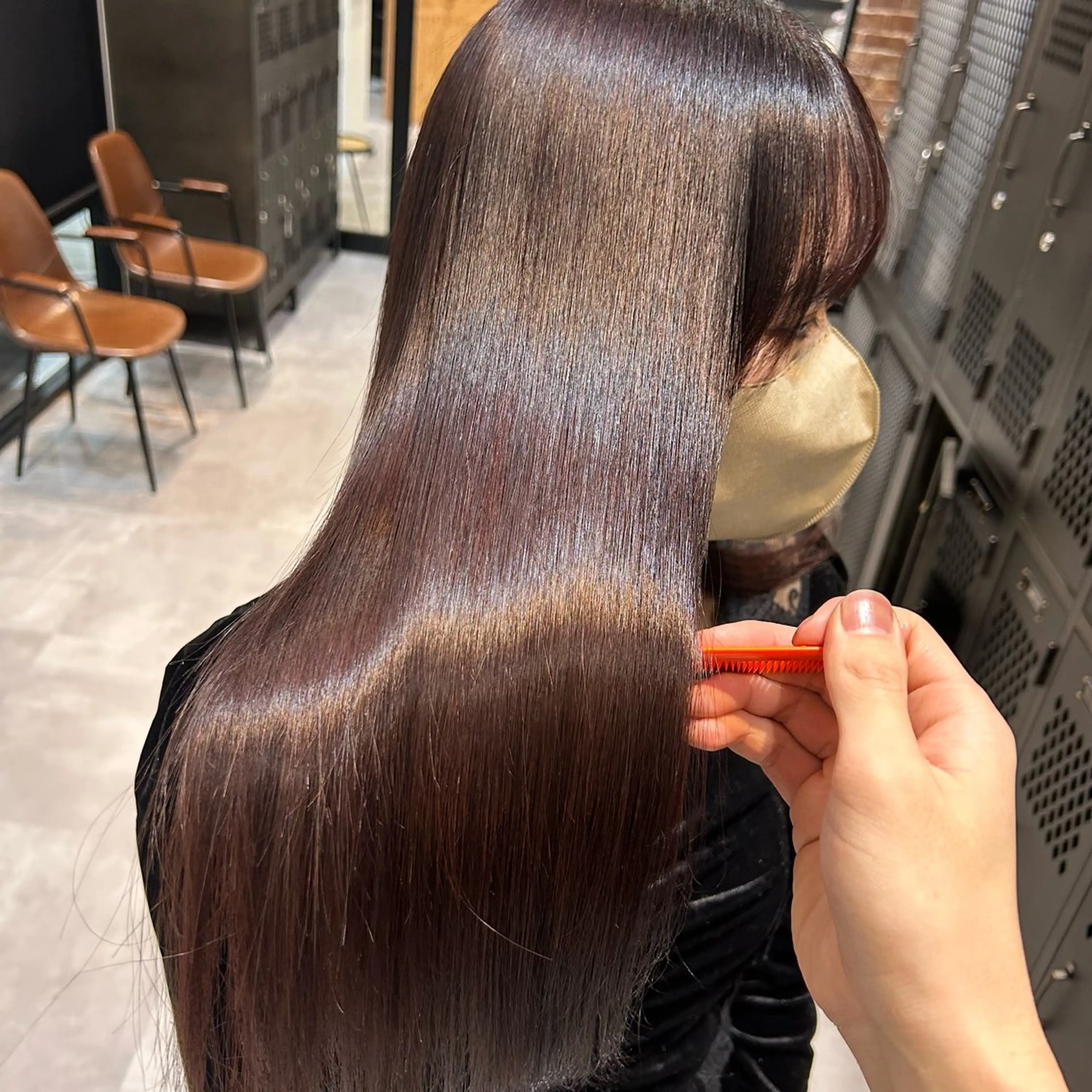 美髪カラー+美髪TRの写真