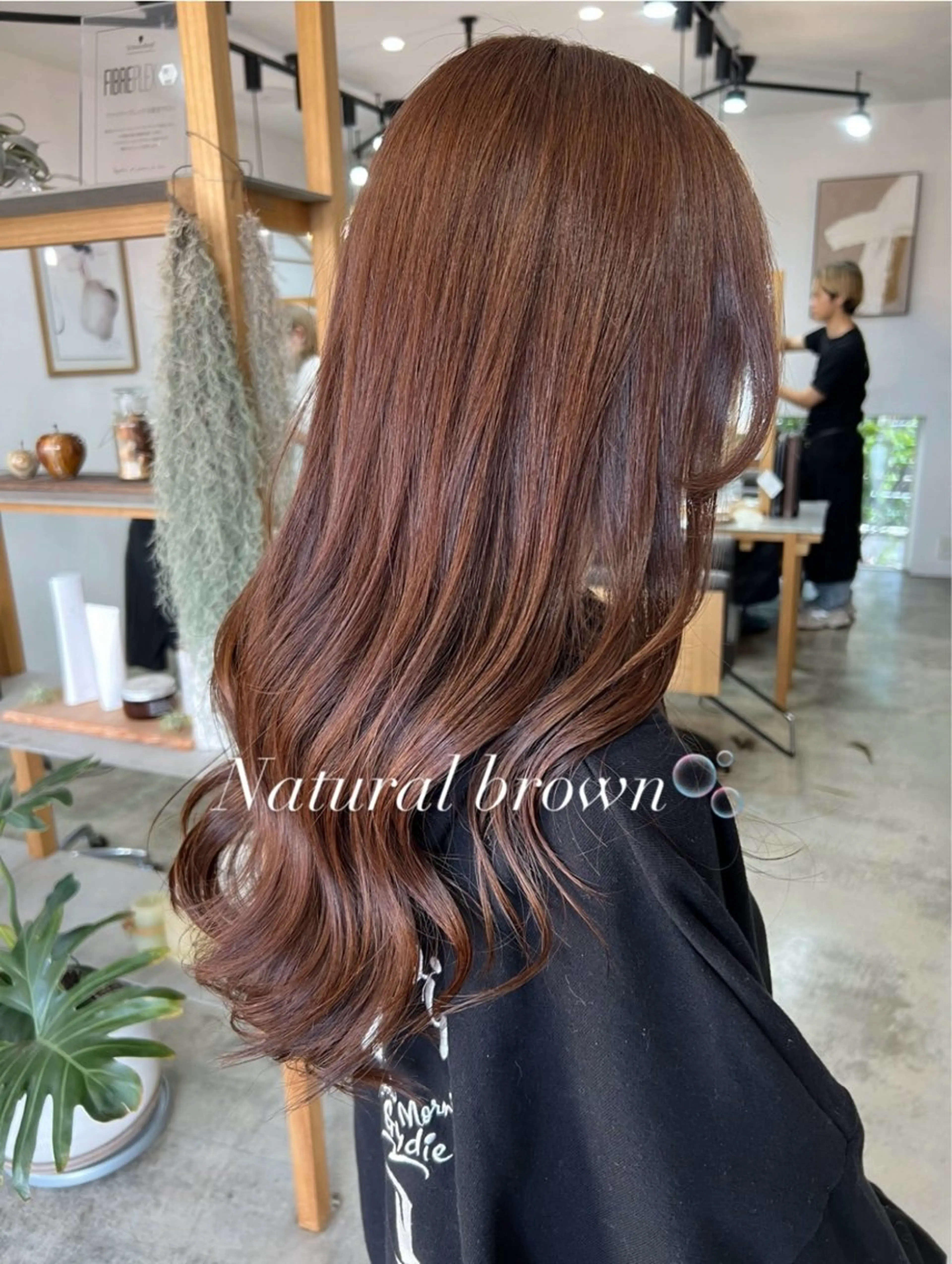 ロング カラー ヘアカラー 松本 華林のヘアスタイル