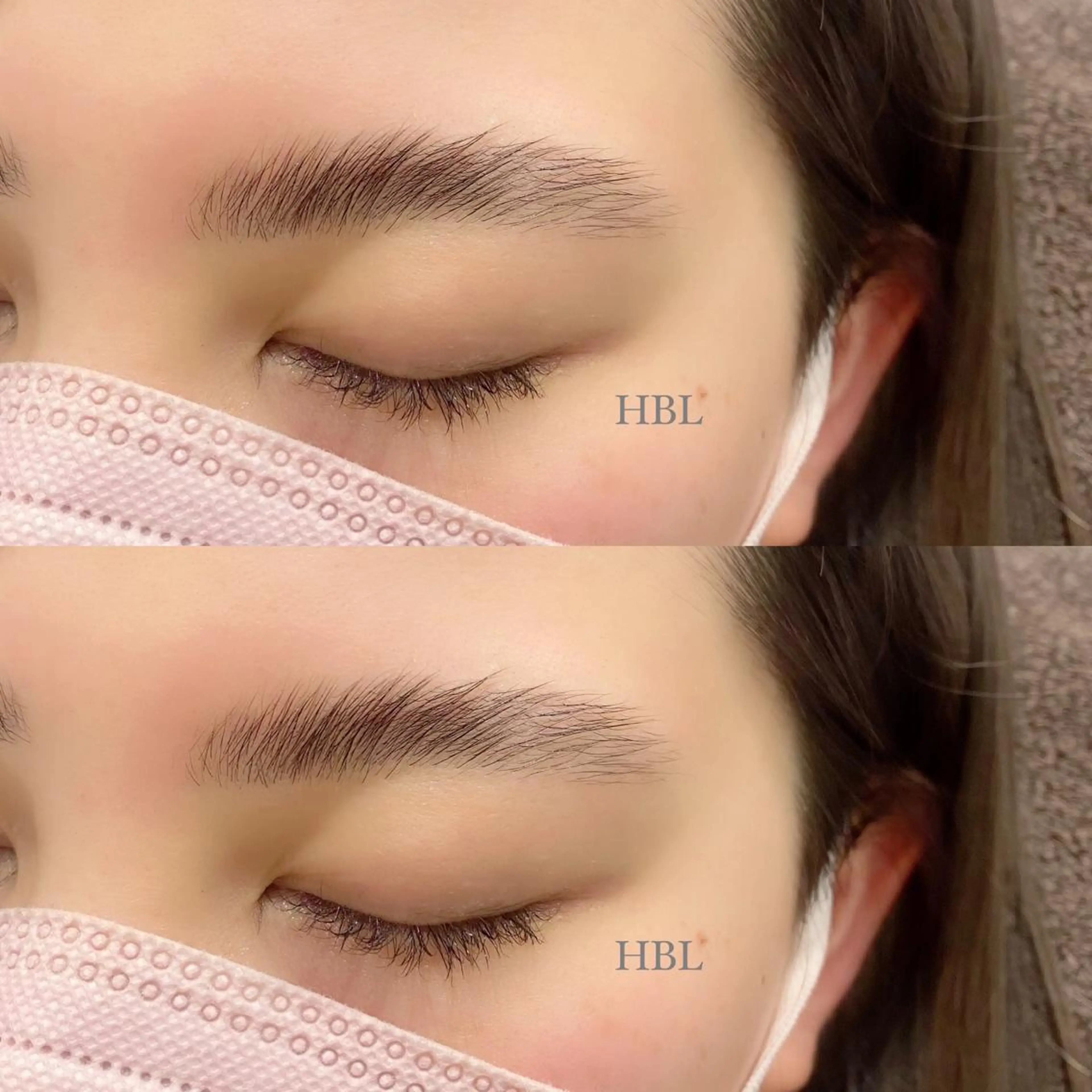 マツエク・マツパ アイブロウ ハリウッドブロウリフト Cheri所属・きし かりんの眉毛・アイブロウイメージ