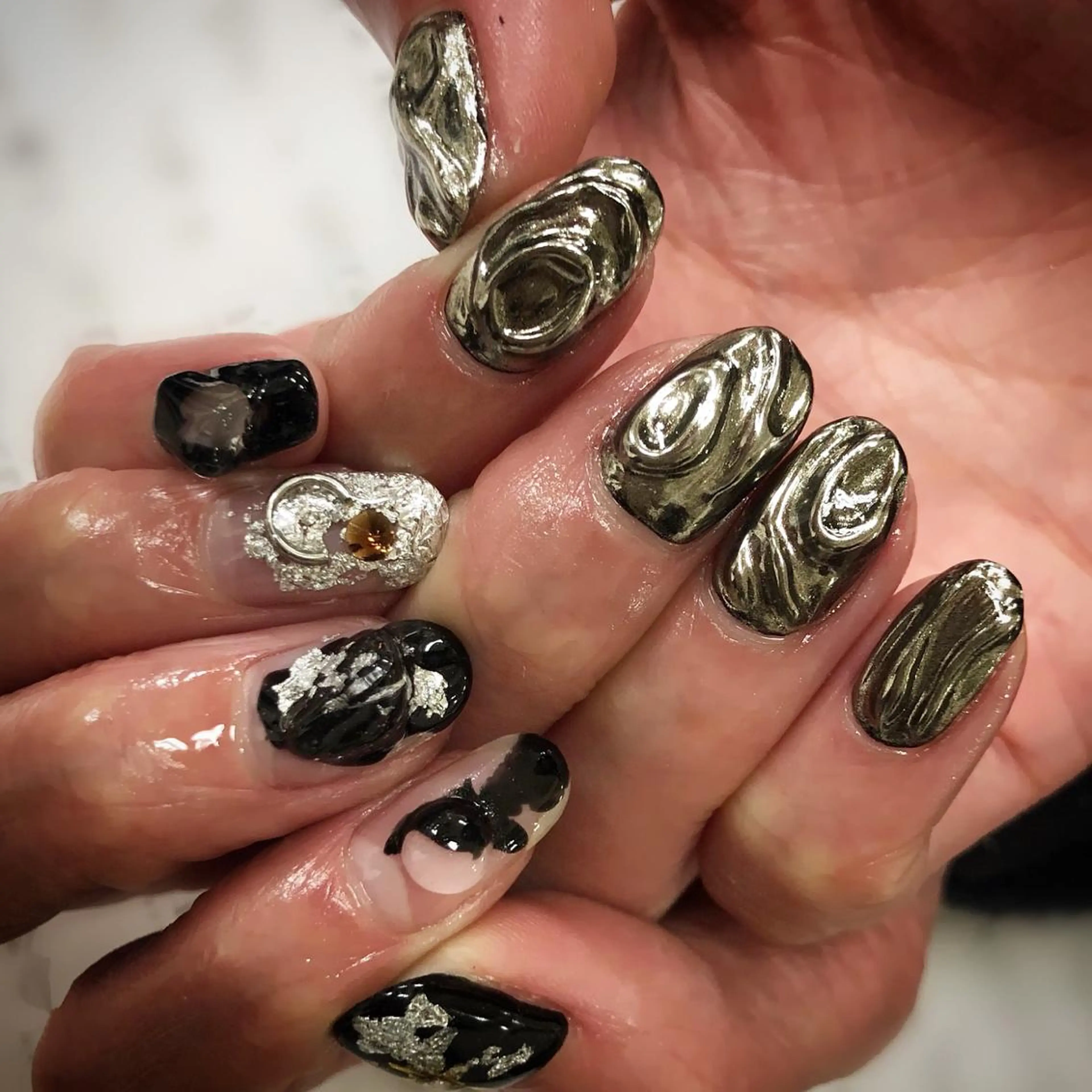 ネイル ミラーネイル ハンドネイル MAYME所属・MAYME TAMAKIのネイルデザイン