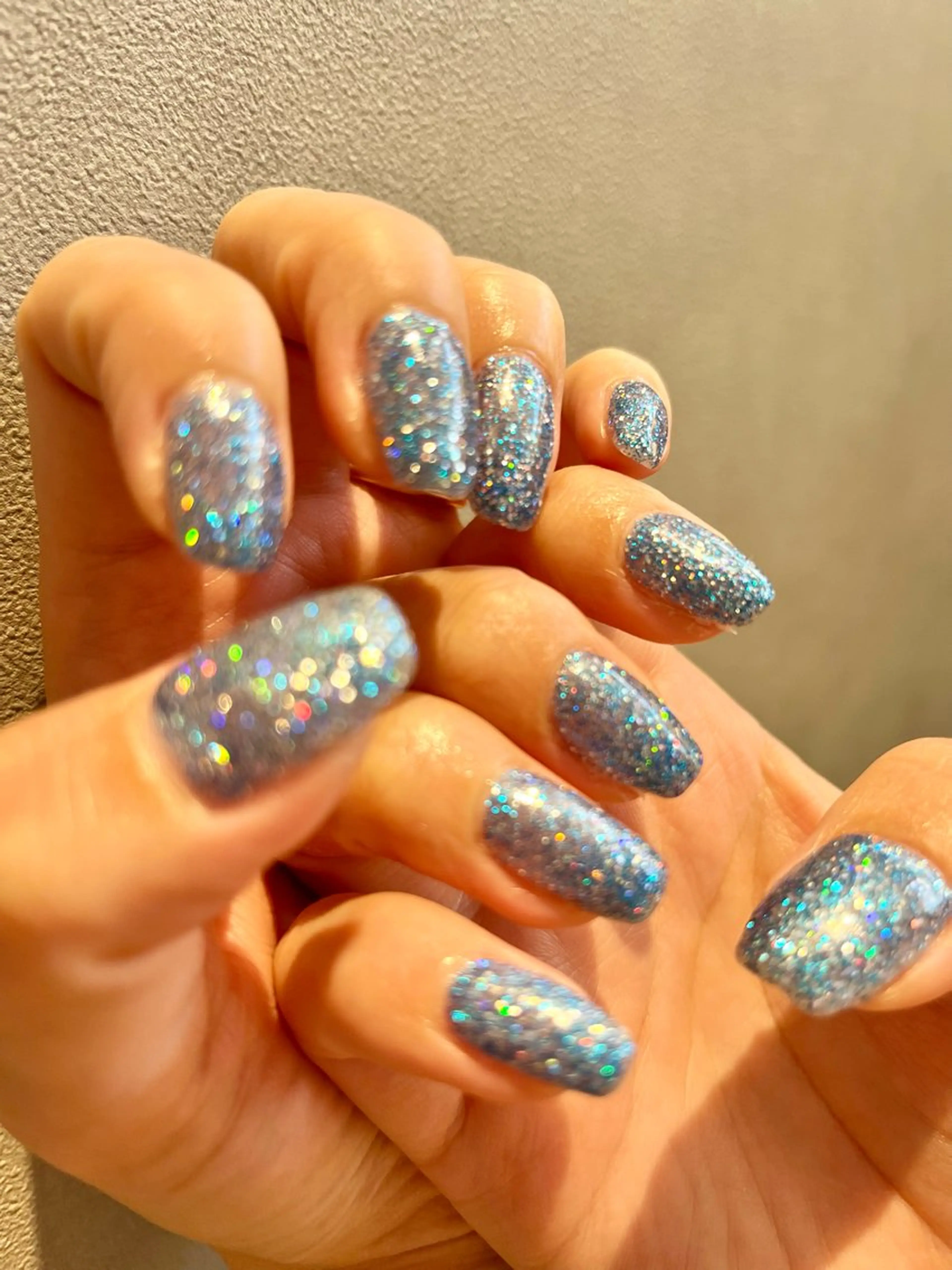 ネイル キラキラネイル ラメ(グリッター) ワンカラーネイル シンプルネイル 【渋谷】nico.所属・nico. ITOMI🎀のネイルデザイン