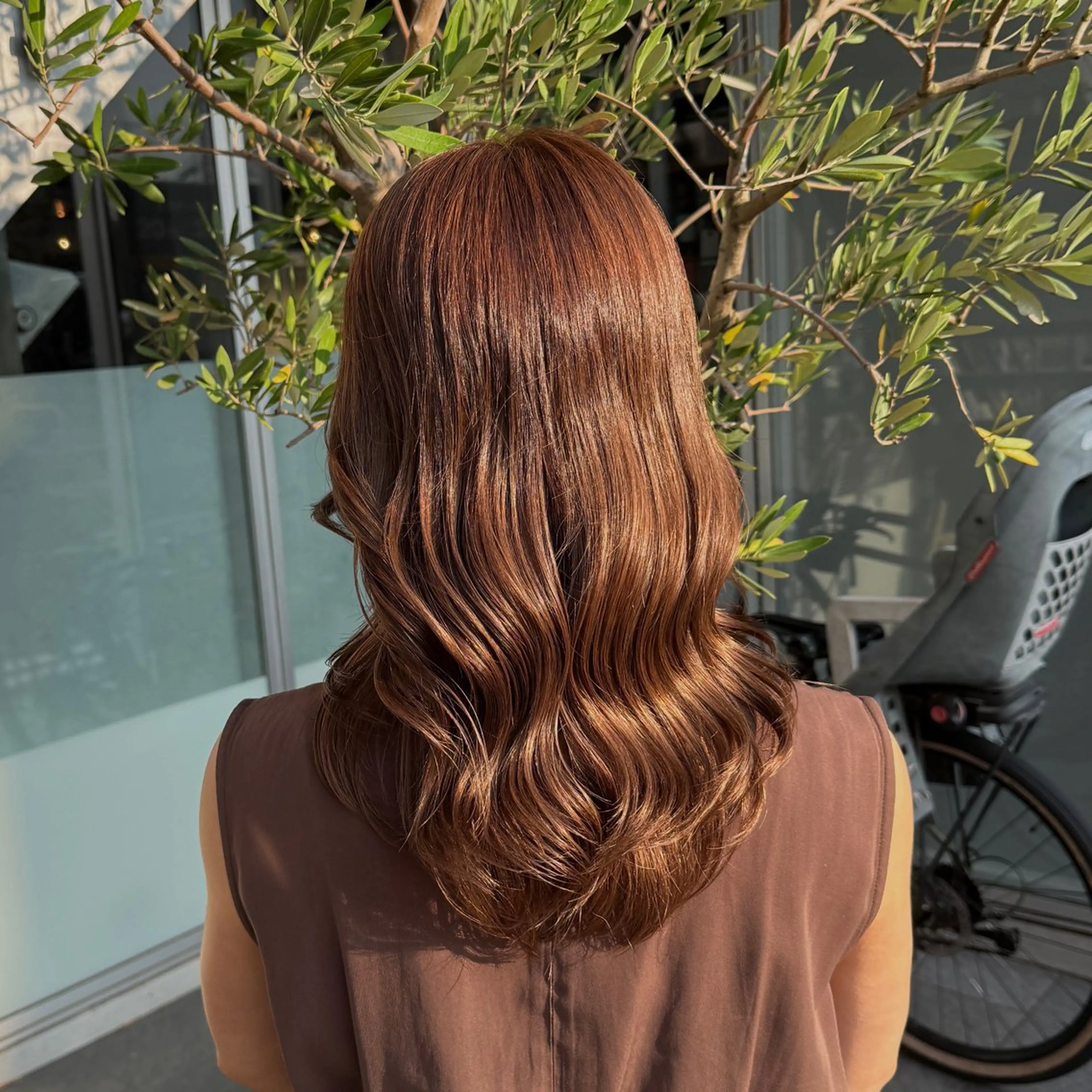 カラー ベージュカラー ブラウンカラー 柳樂 響のヘアスタイル