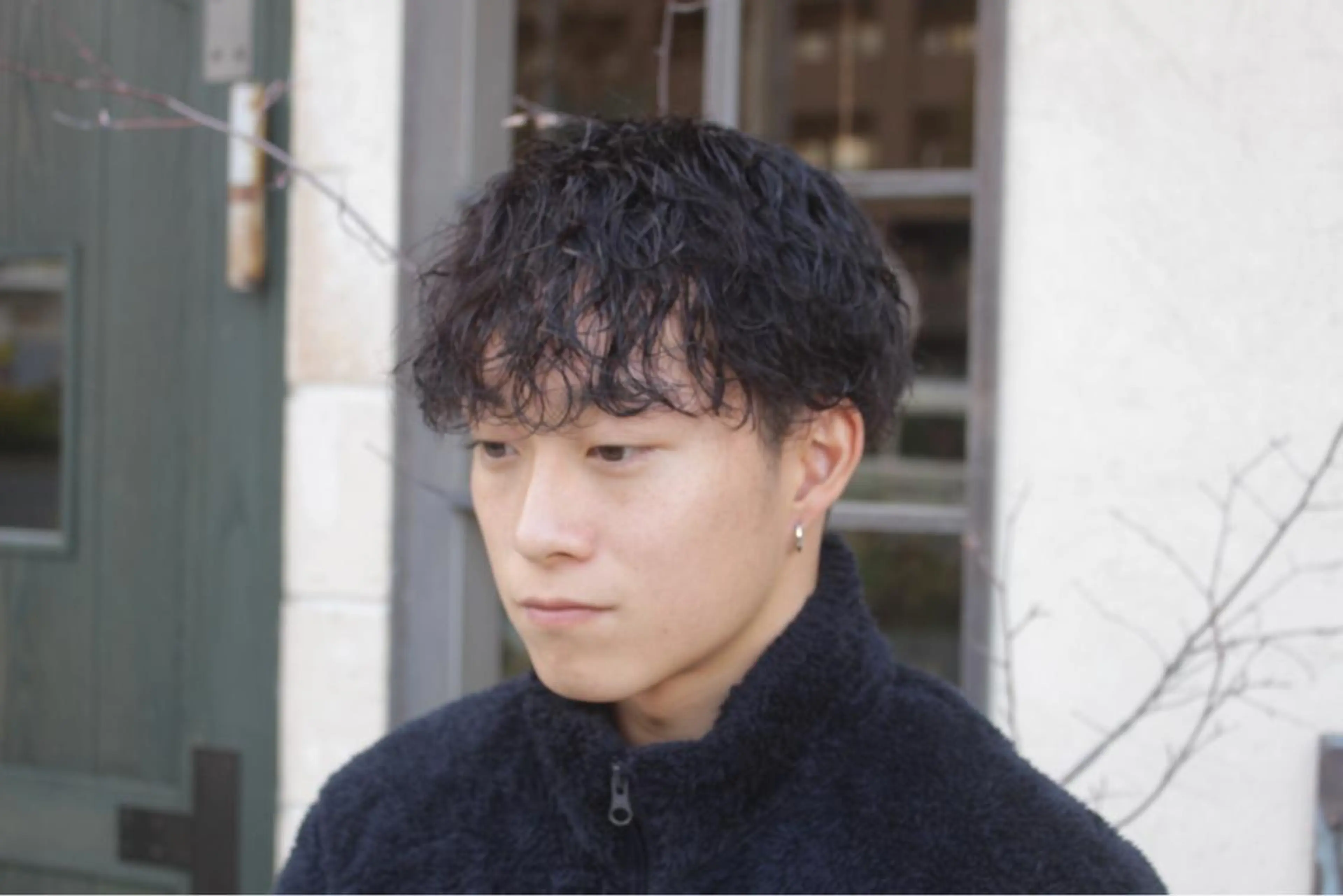 パーマ メンズ 波巻きパーマ カット パーマ トリートメント rocca所属・鮫島 連のヘアスタイル