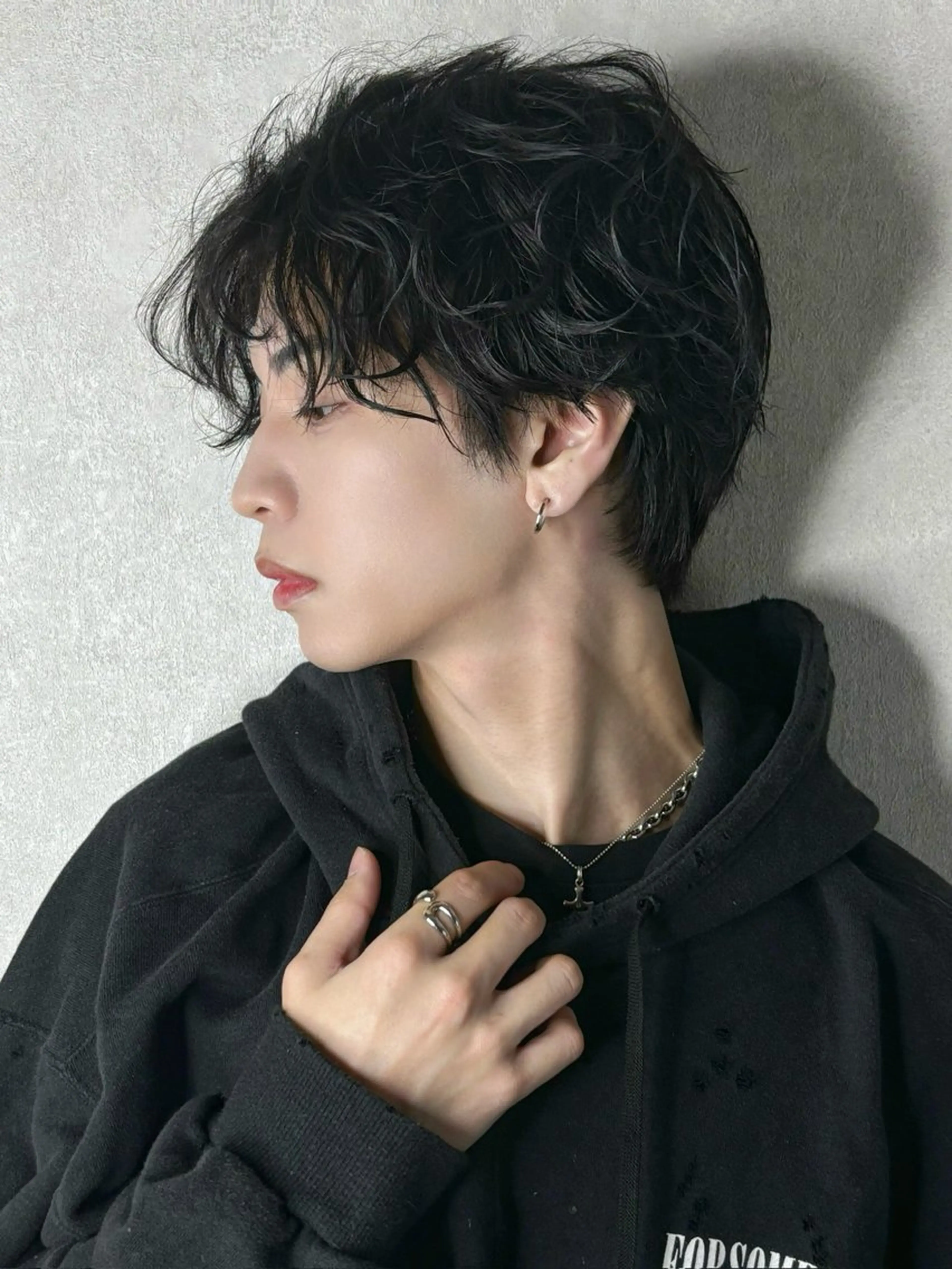 ショート カット パーマ ✨️センターパート/ 曲がる縮毛矯正✨️のヘアスタイル