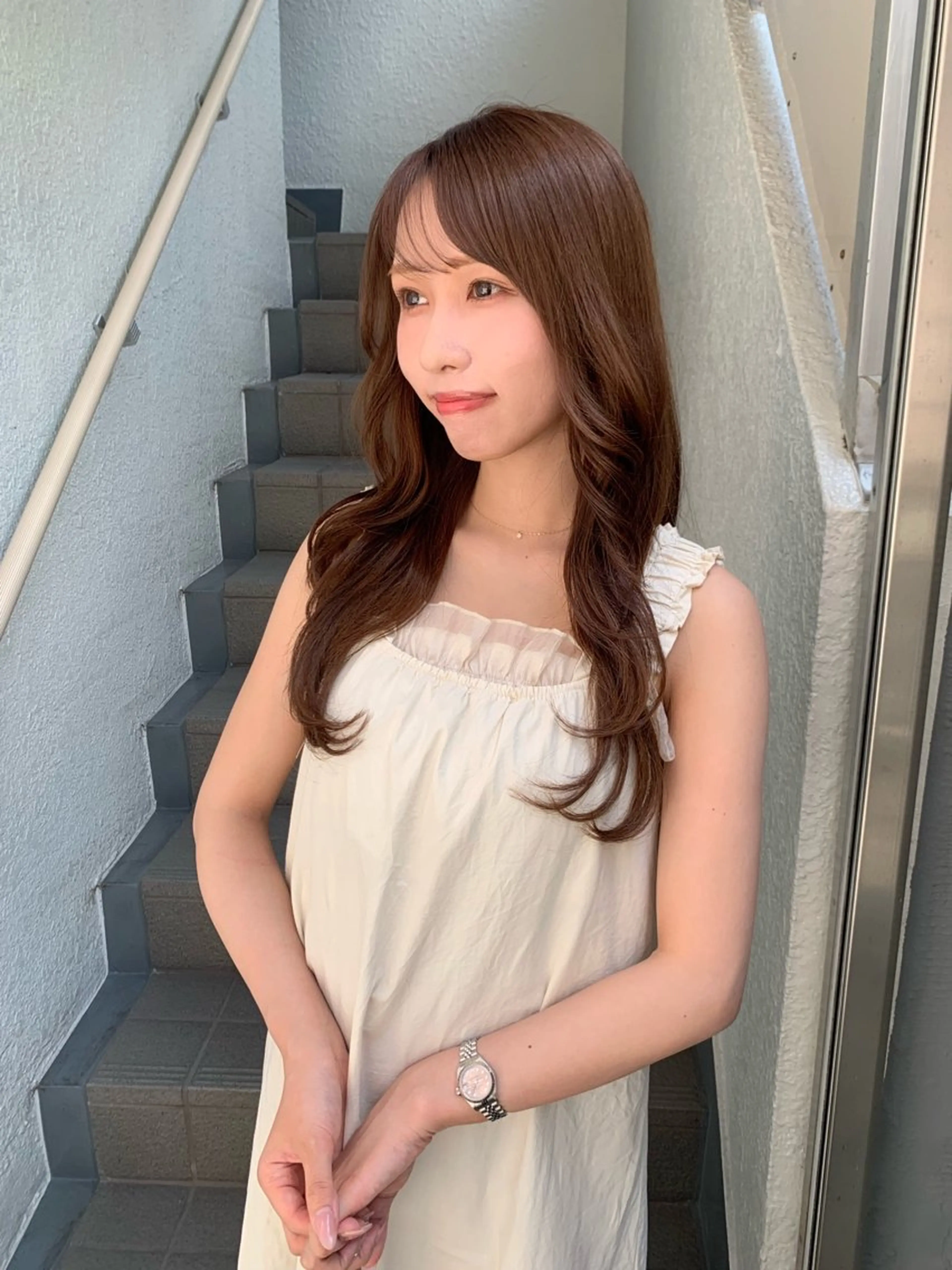 ロング LOREN＋透明感 オリーブhirokoのヘアスタイル