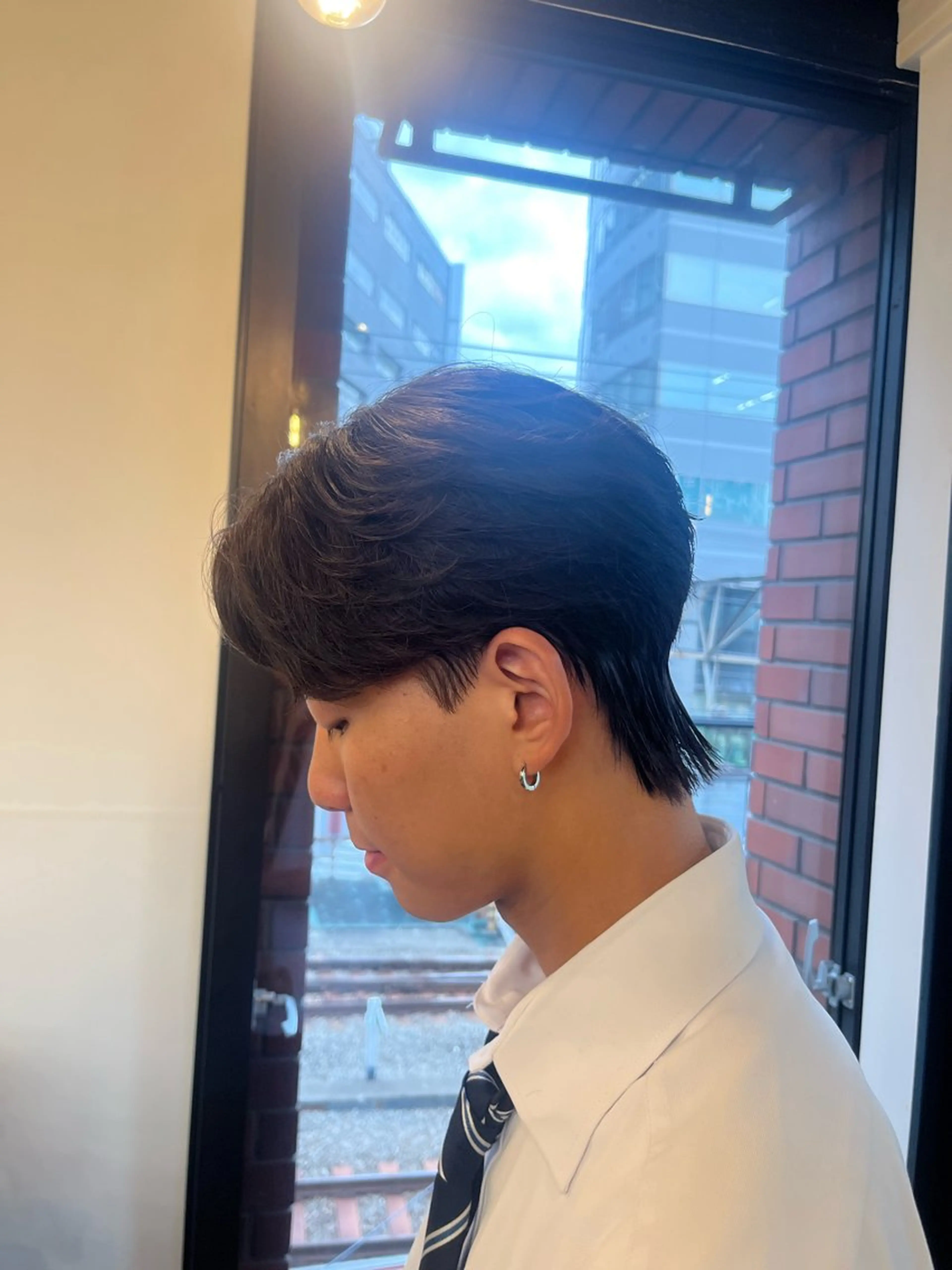 ショート パーマ メンズ ダウンパーマ フェザーパーマ メンズパーマ カット パーマ 韓国風メンズ/毛流れ ヘアなら須田龍世のヘアスタイル