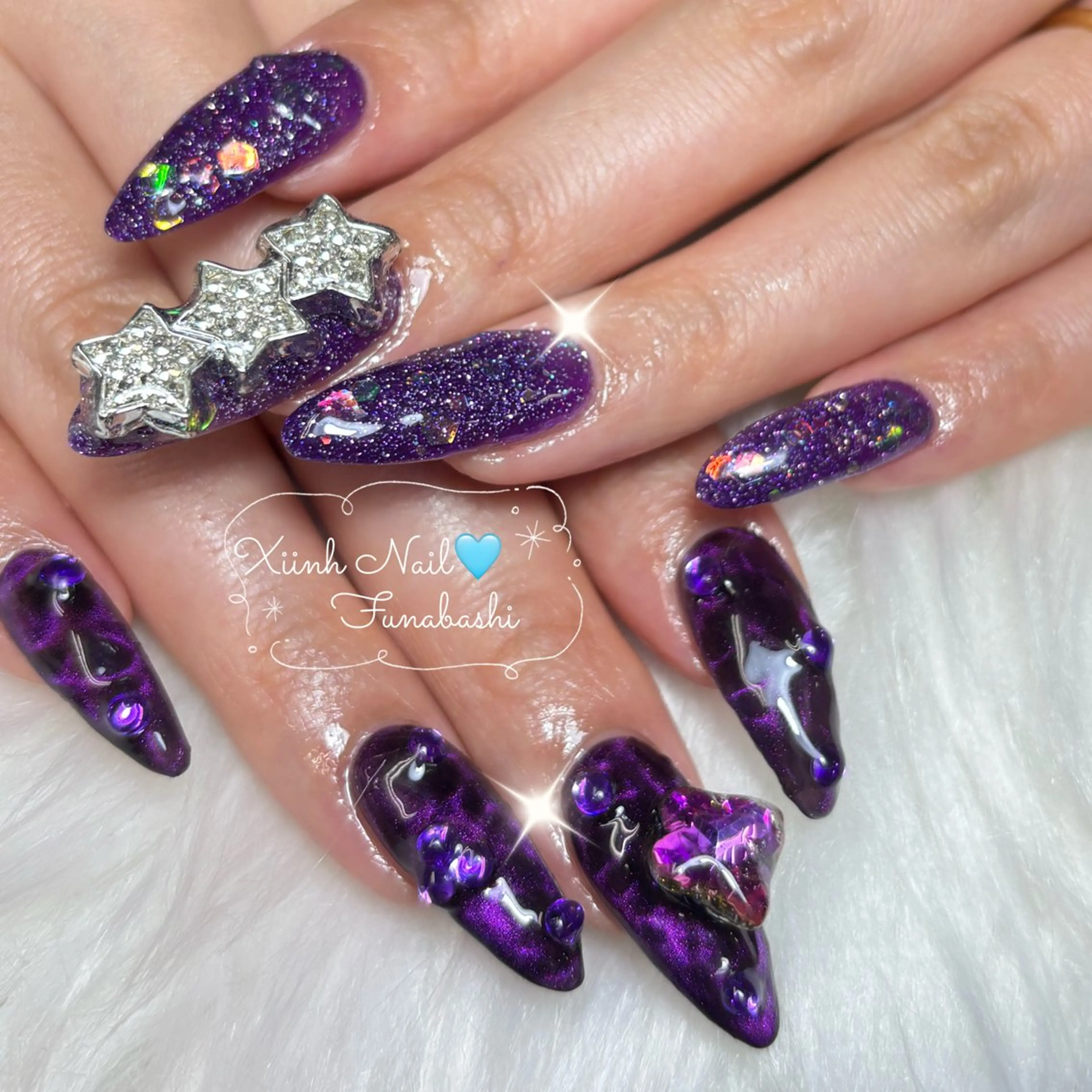 ネイル チークネイル 桜ネイル 長さ出し フットネイル ジェルネイル ハンドネイル XIINH NAIL SALONのネイルデザイン