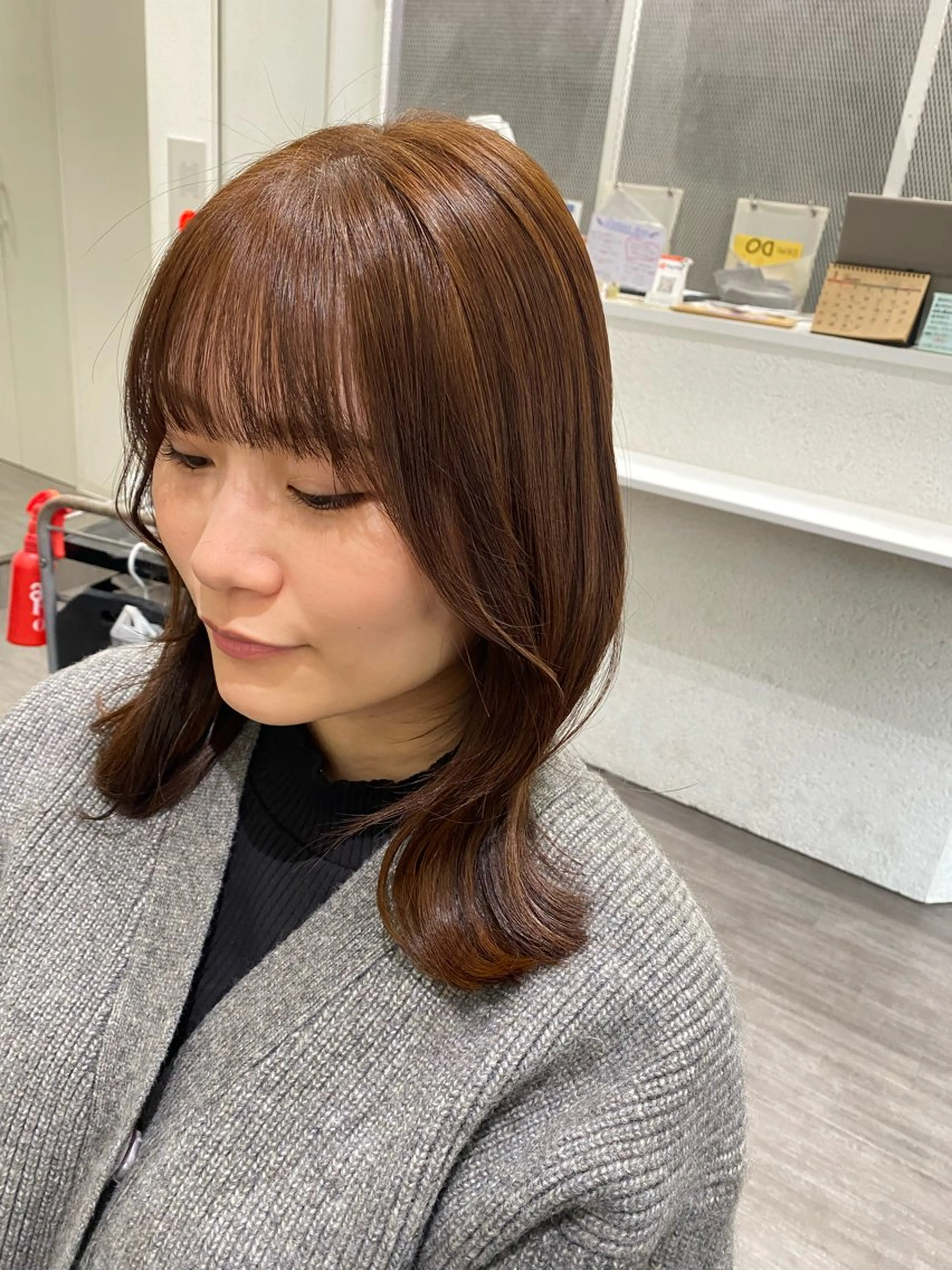 ミディアム カット ヘアカラー cocotte🌿 amaneのヘアスタイル