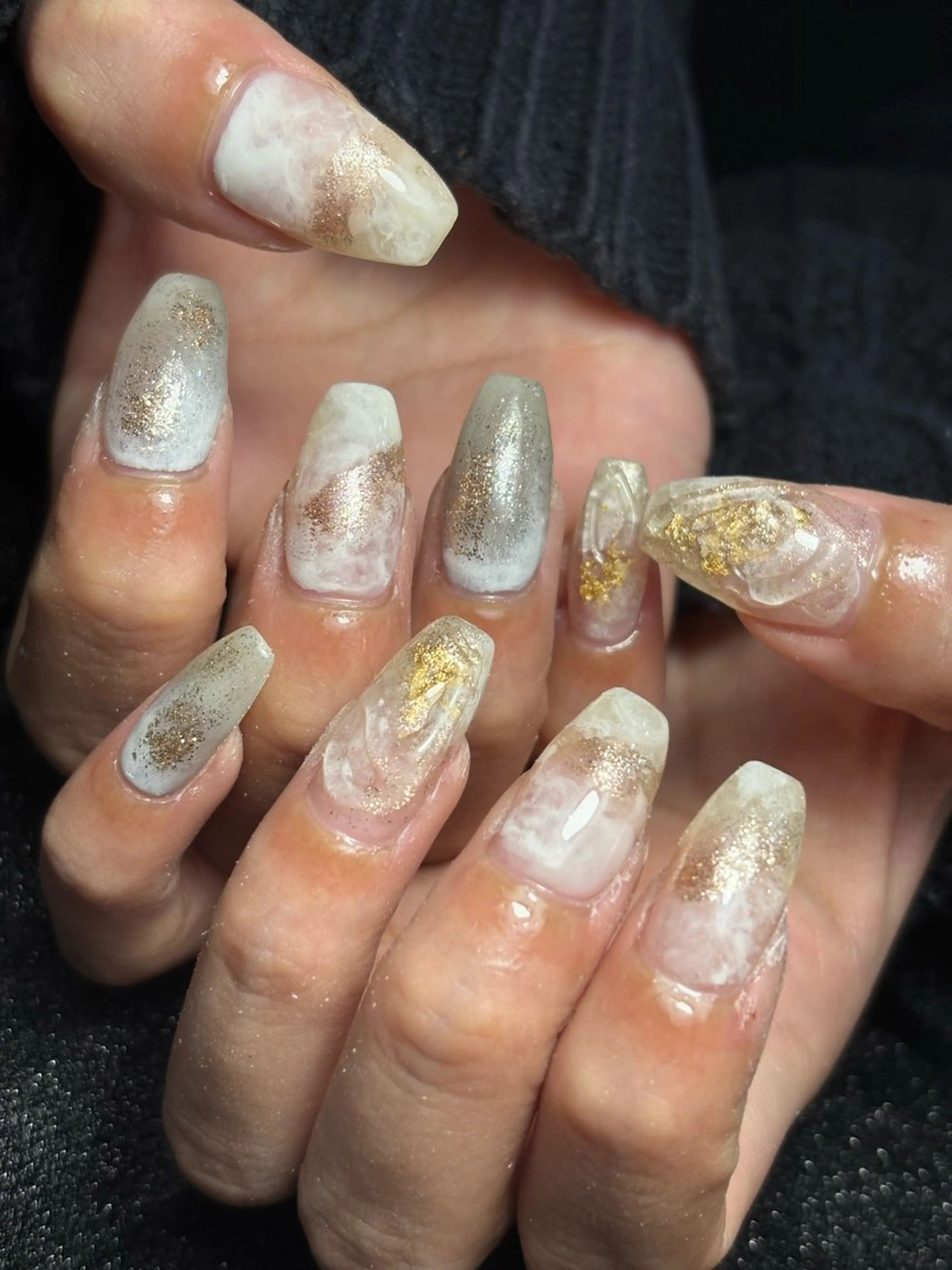 ネイル ハンドネイル フットネイル ✴︎ Delightのネイルデザイン