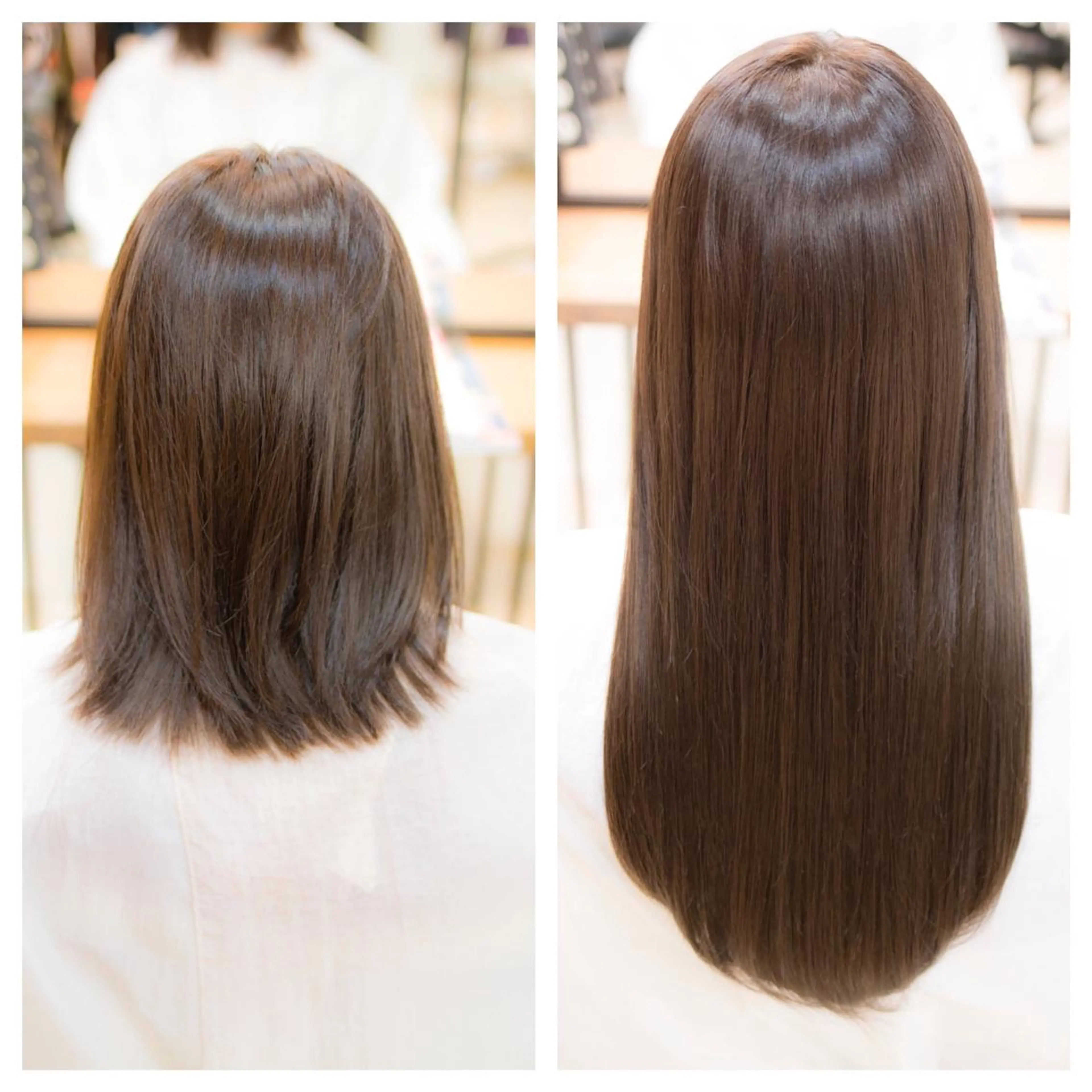 ❤️ボブの方必見❤️最高級うる艶シールエクステ70本⭐️地毛の短めの方ならこの本数がオススメです🎁の写真