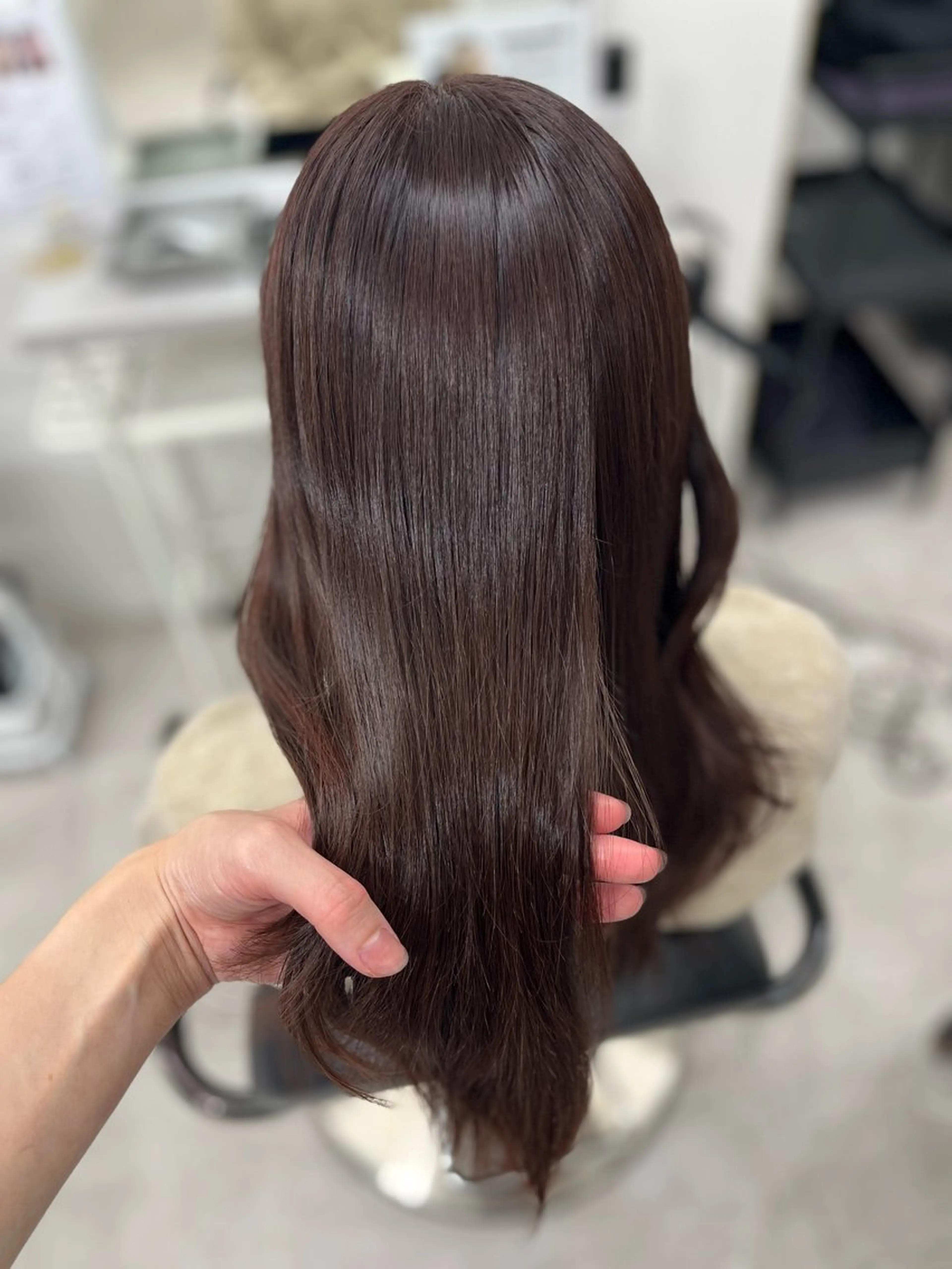 セミロング カラー ブラウンカラー マロンブラウン カット ヘアカラー トリートメント 🫧ぷる艶カラー🫧 Yuubi🦩のヘアスタイル