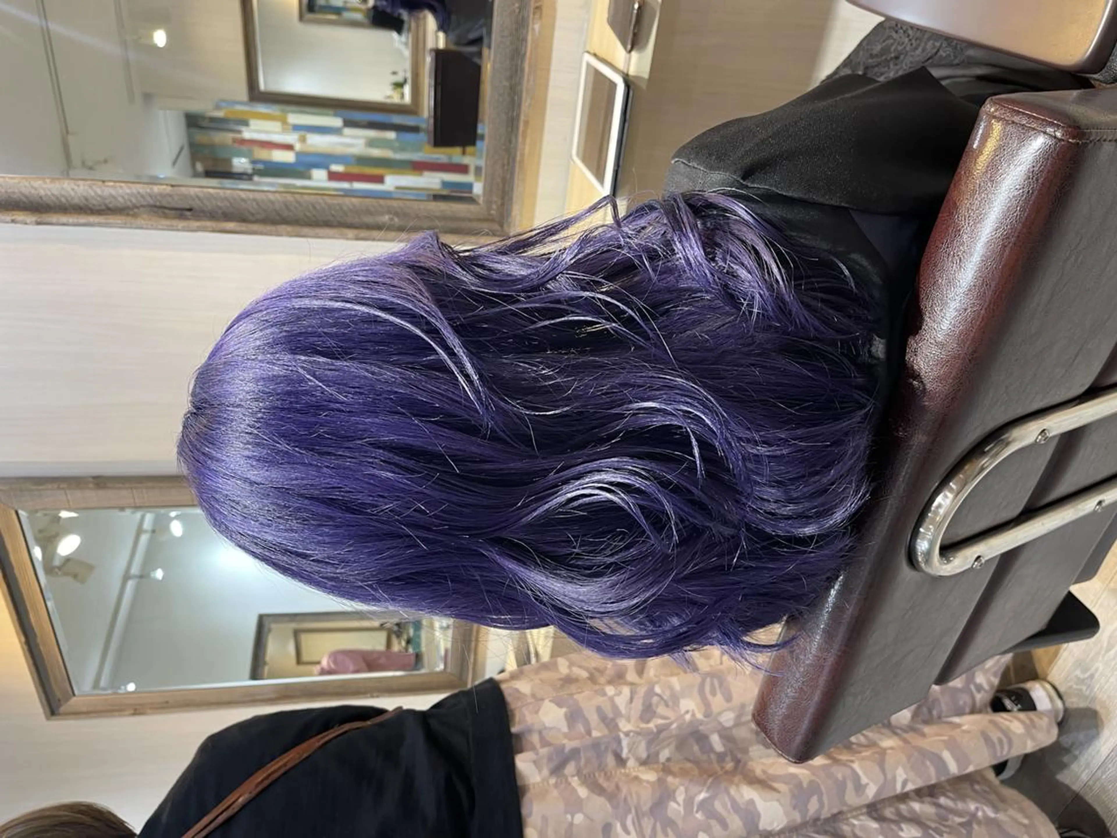 カラー 嶋村夏実🌼レイヤー 🌸白髪ぼかしのヘアスタイル