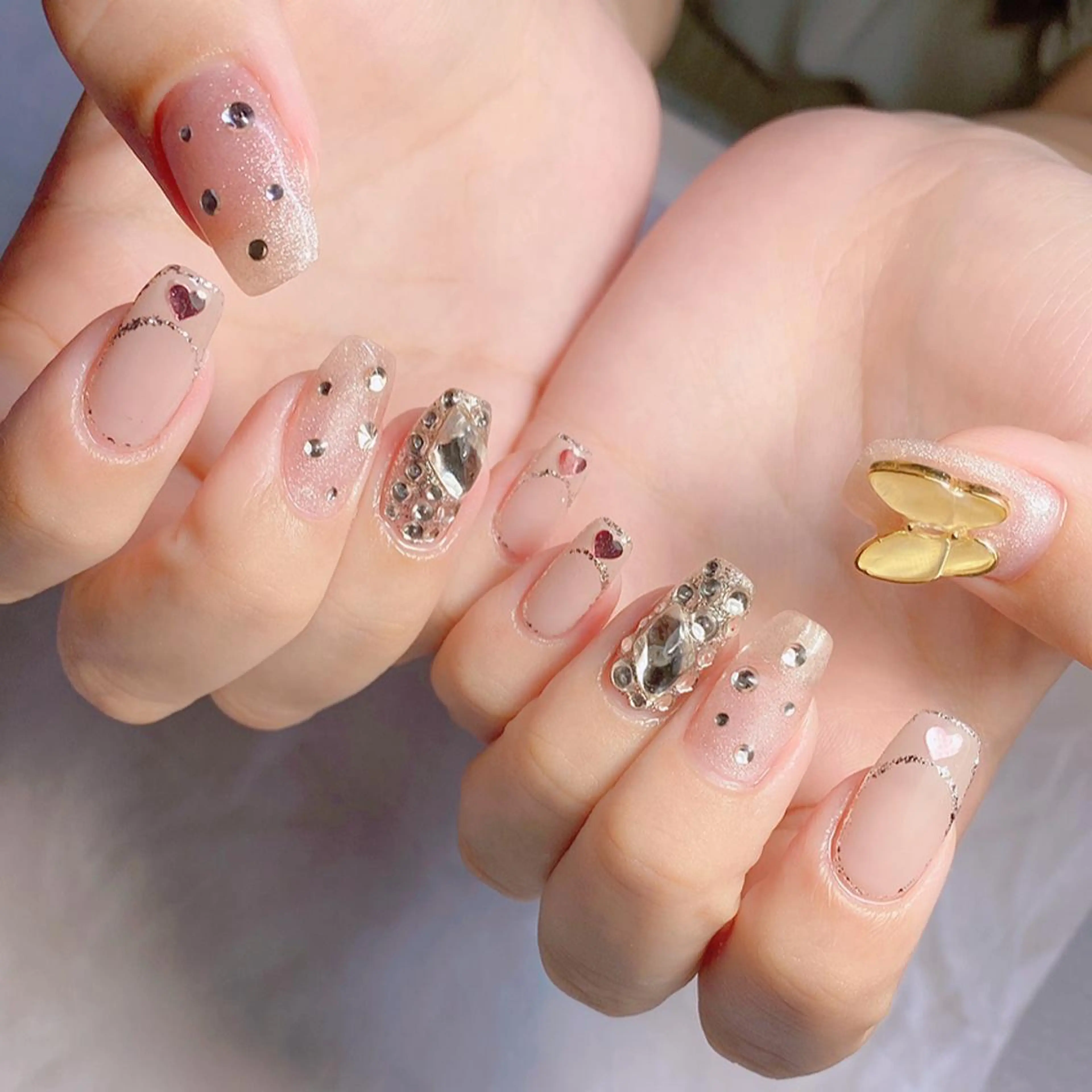 ネイル アートネイル 持ち込み RiLion💗 Risa🦋💜のネイルデザイン