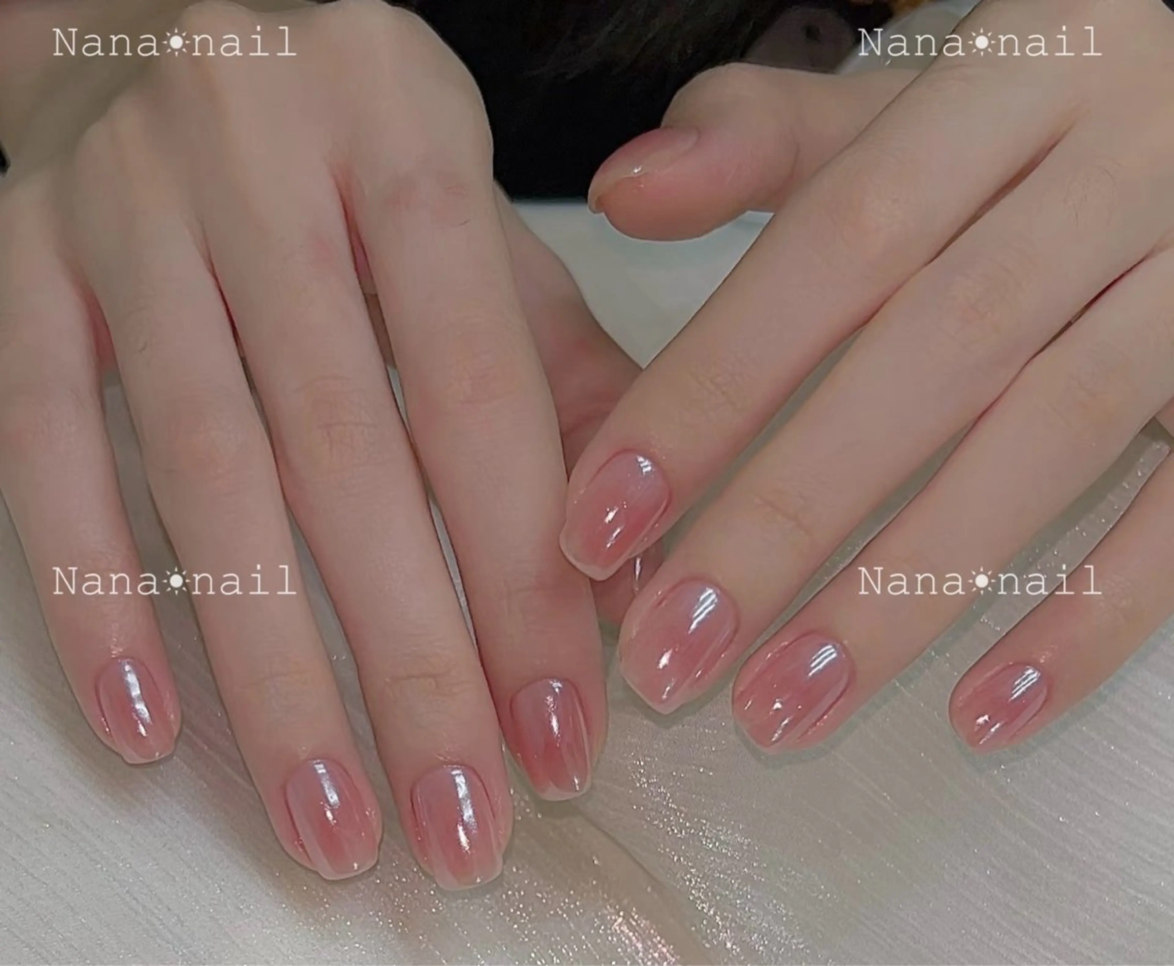 ［ソフトジェル📴無料］自爪オーロラ/ミラーの写真