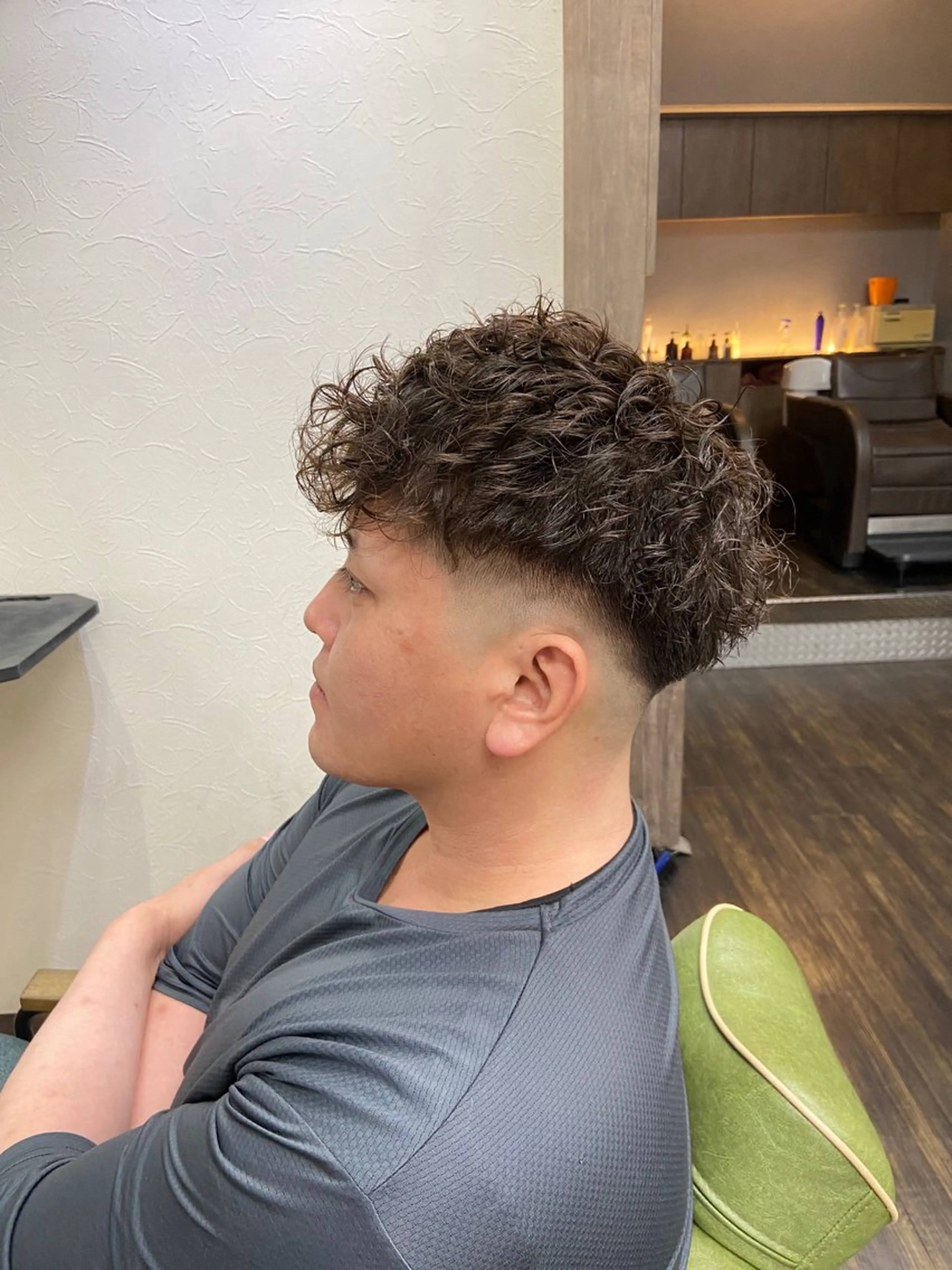 ショート カット パーマ メンズ レオ所属・仁和山 晃のヘアスタイル