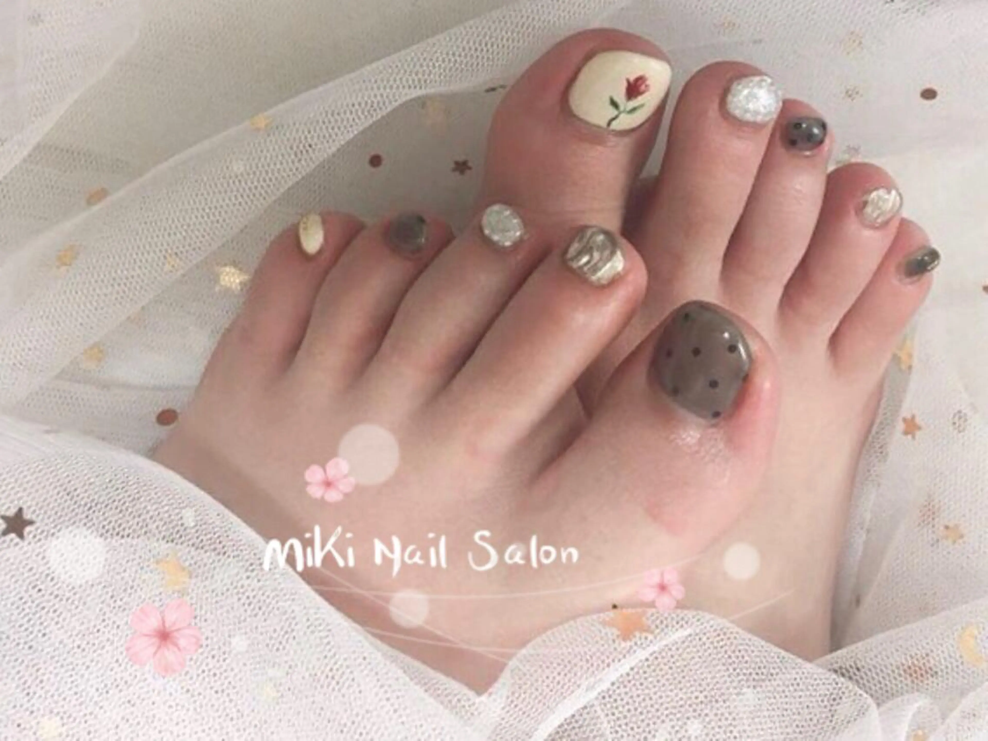 ネイル MiKi Nai池袋 長さだし得意のネイルデザイン