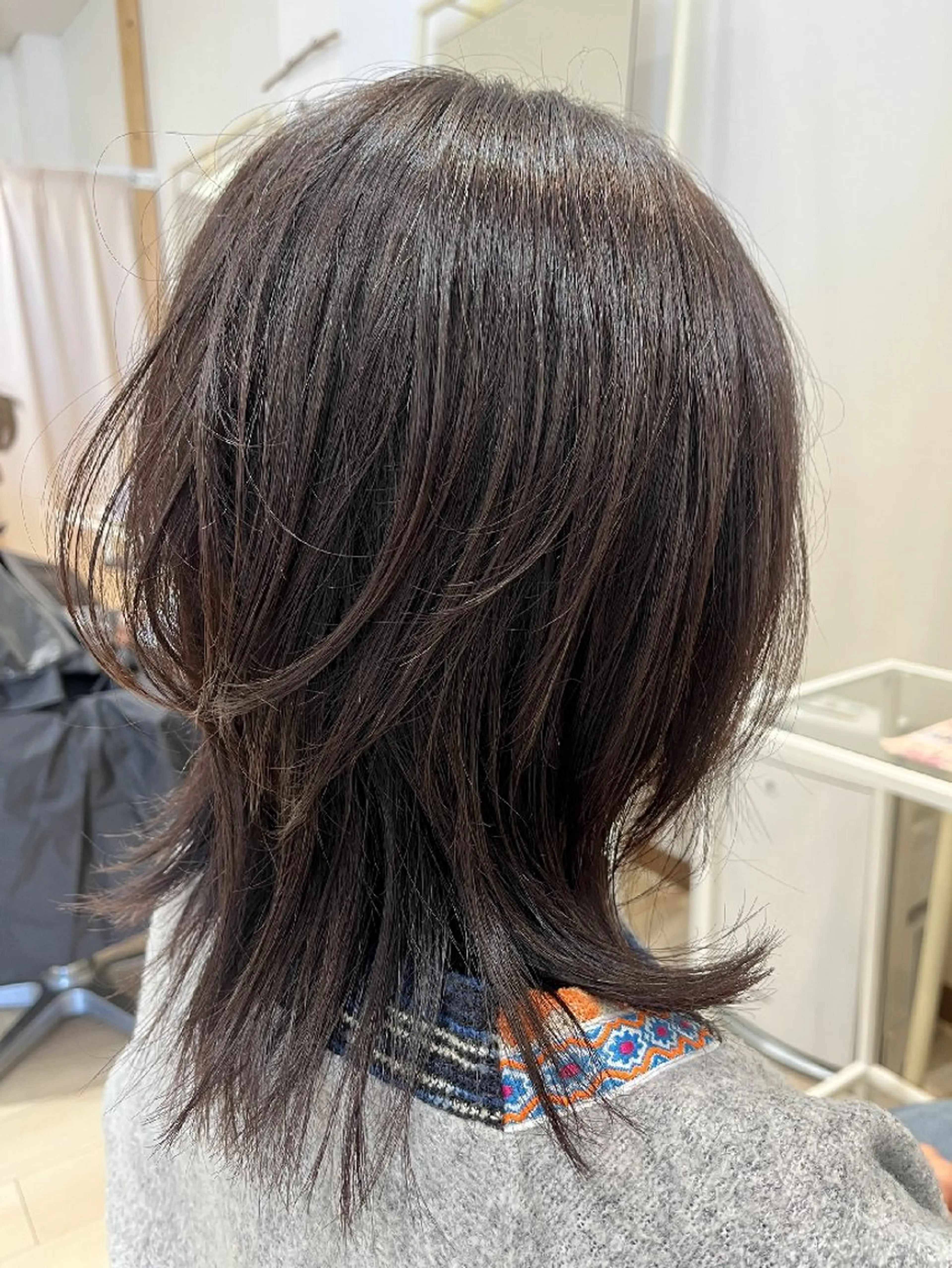 セミロング 深田 和瑛のヘアスタイル