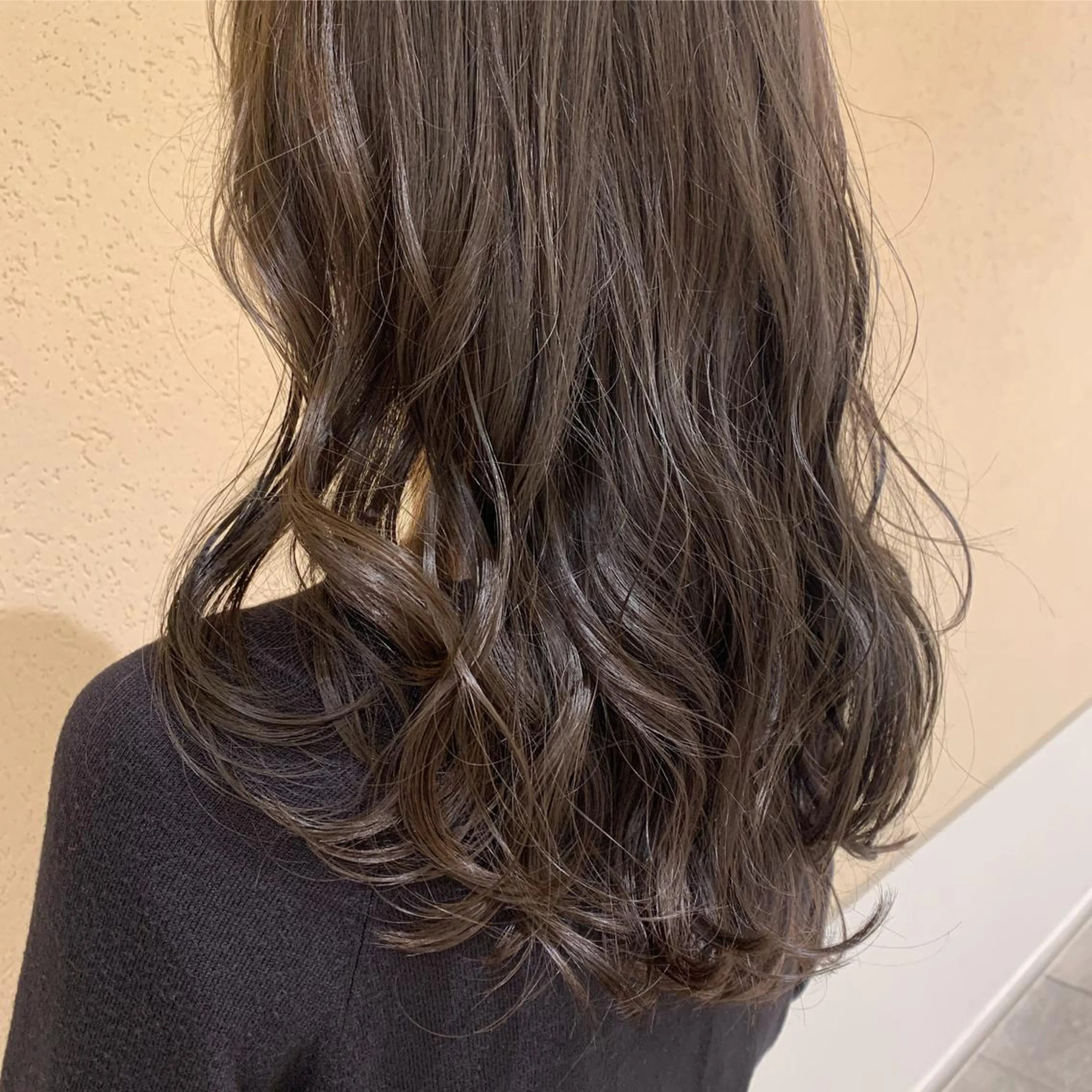 ロング カラー グレージュ ラベンダーカラー ラベンダーグレージュ ラベンダーグレー GO TODAY SHAiRE SALON所属・𝒢𝒾𝓇𝓁𝓎 ⑅　𝓎𝓊𝓀𝒶のヘアスタイル