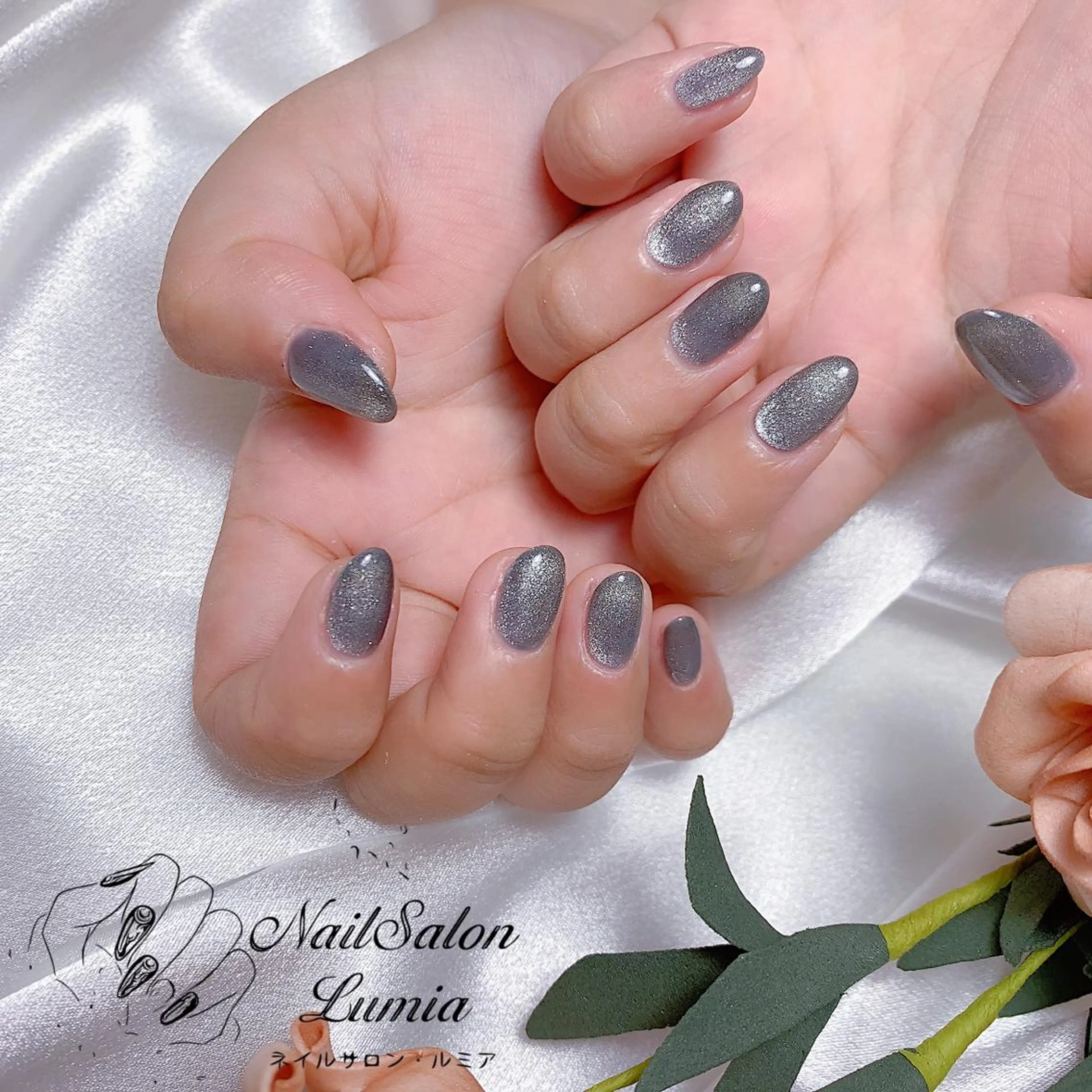 ネイル ハンドネイル ネイルサロン ルミア Lumia 店長のネイルデザイン