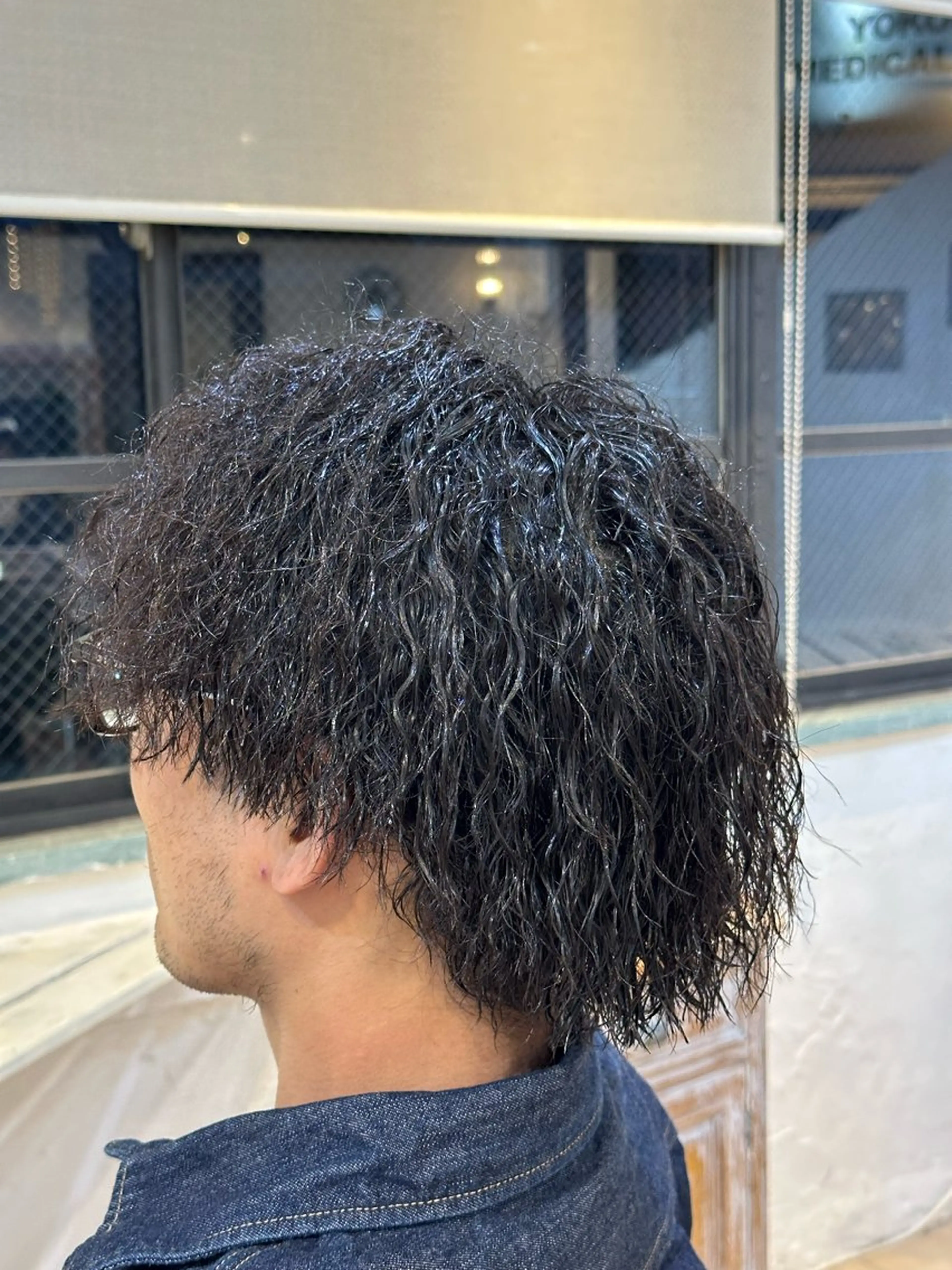 パーマ メンズ スパイキー/ ピンパーマ/緑川雄也のヘアスタイル