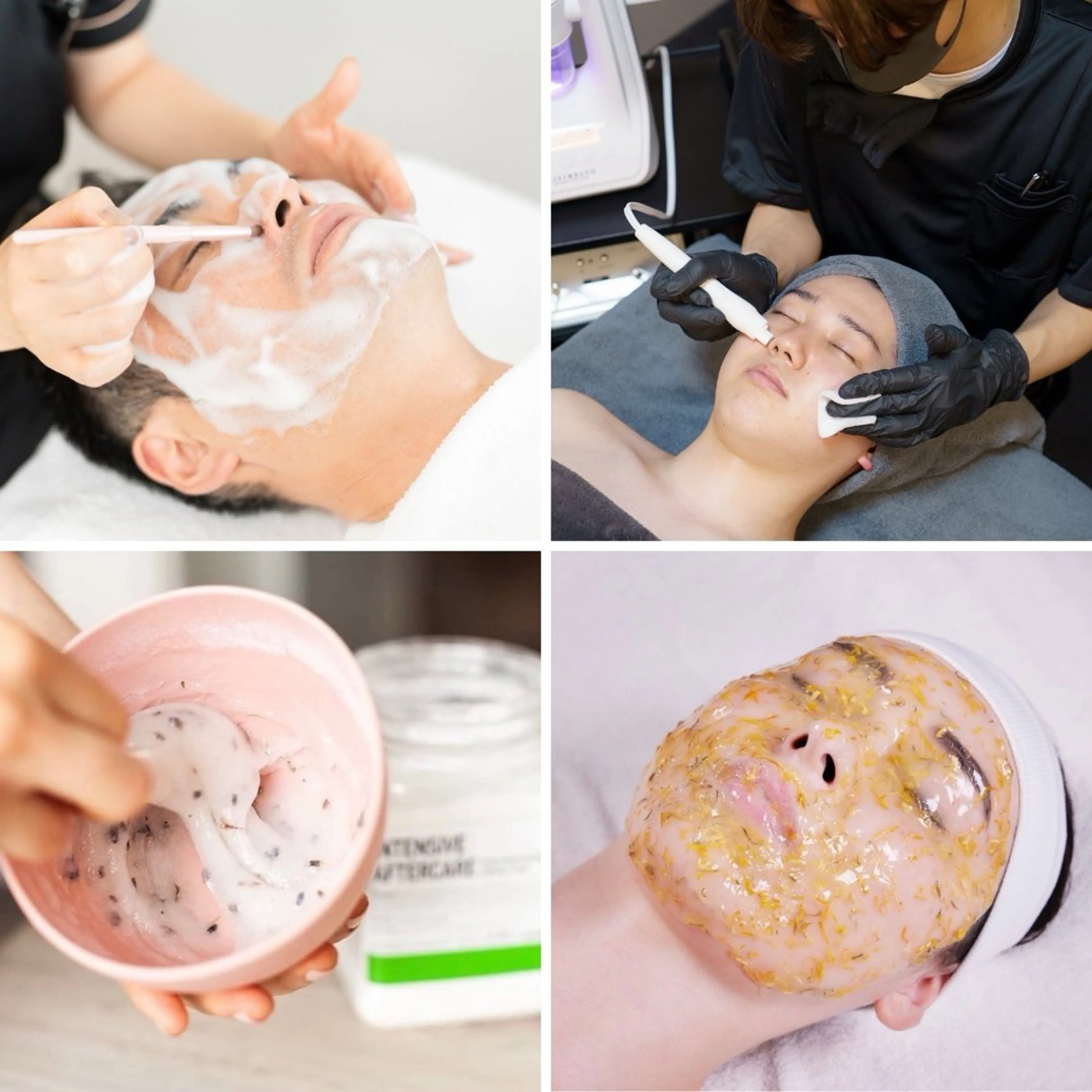 【セット🈹男性限定🚹】毛穴洗浄＋ヒゲ脱毛＋イオン導入＋インテンシブアフターケアパック:店長イチオシ‼️の写真