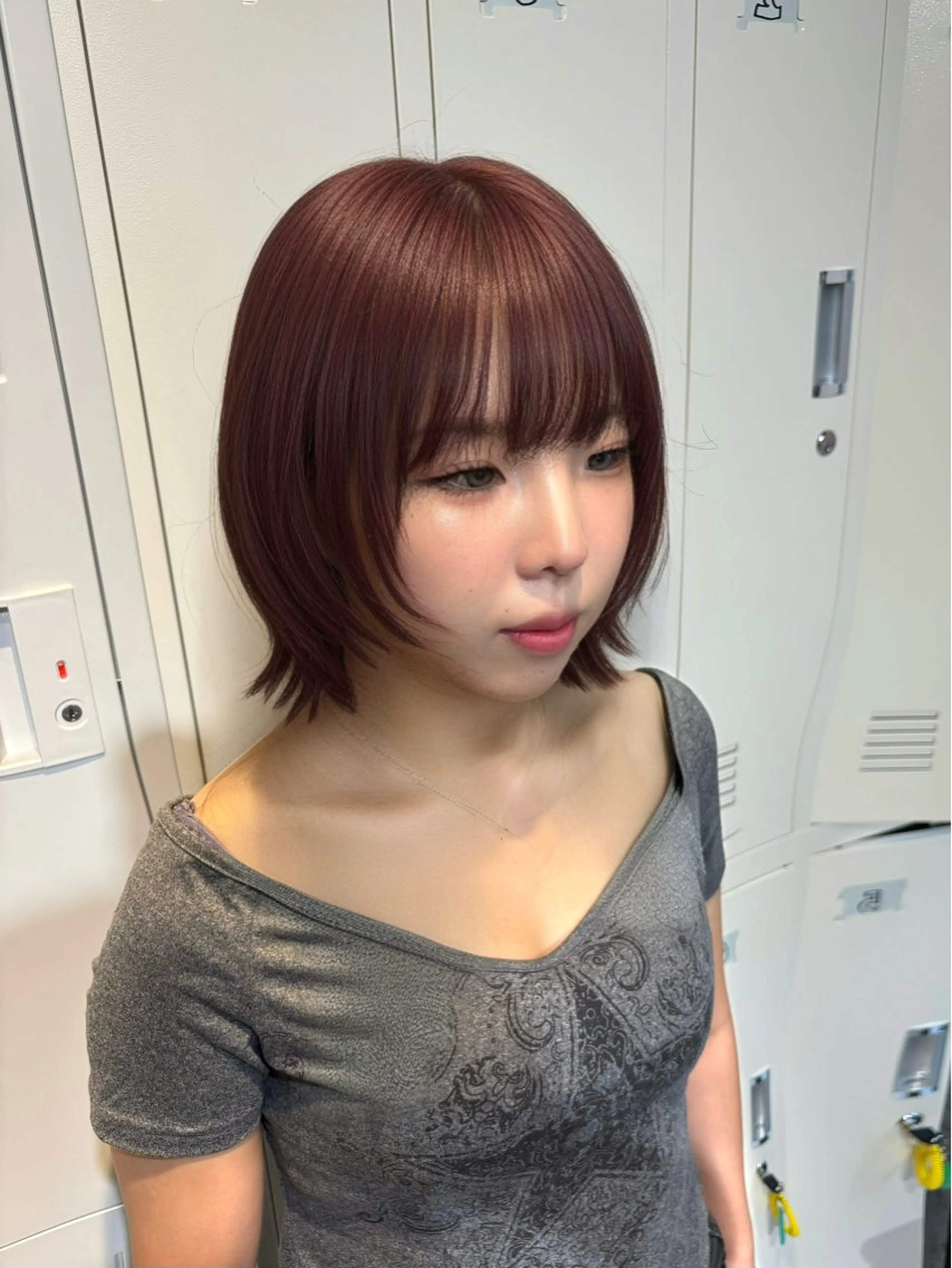 ショート ヘアカラー 韓国レイヤー/カラー 🐈‍⬛💗miyuのヘアスタイル