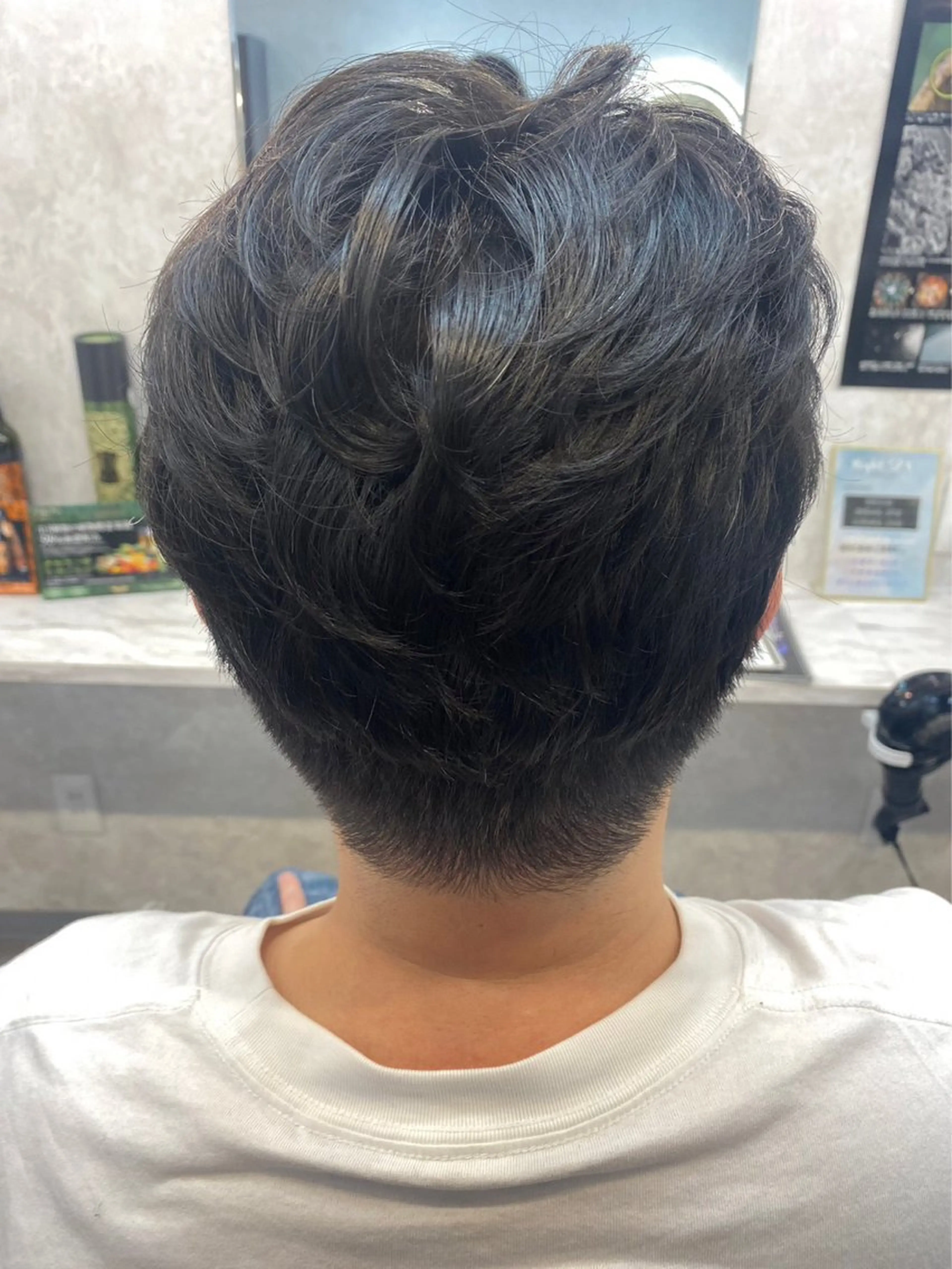 ショート パーマ メンズ カット パーマ LAZO🕊 さとう ななほのヘアスタイル