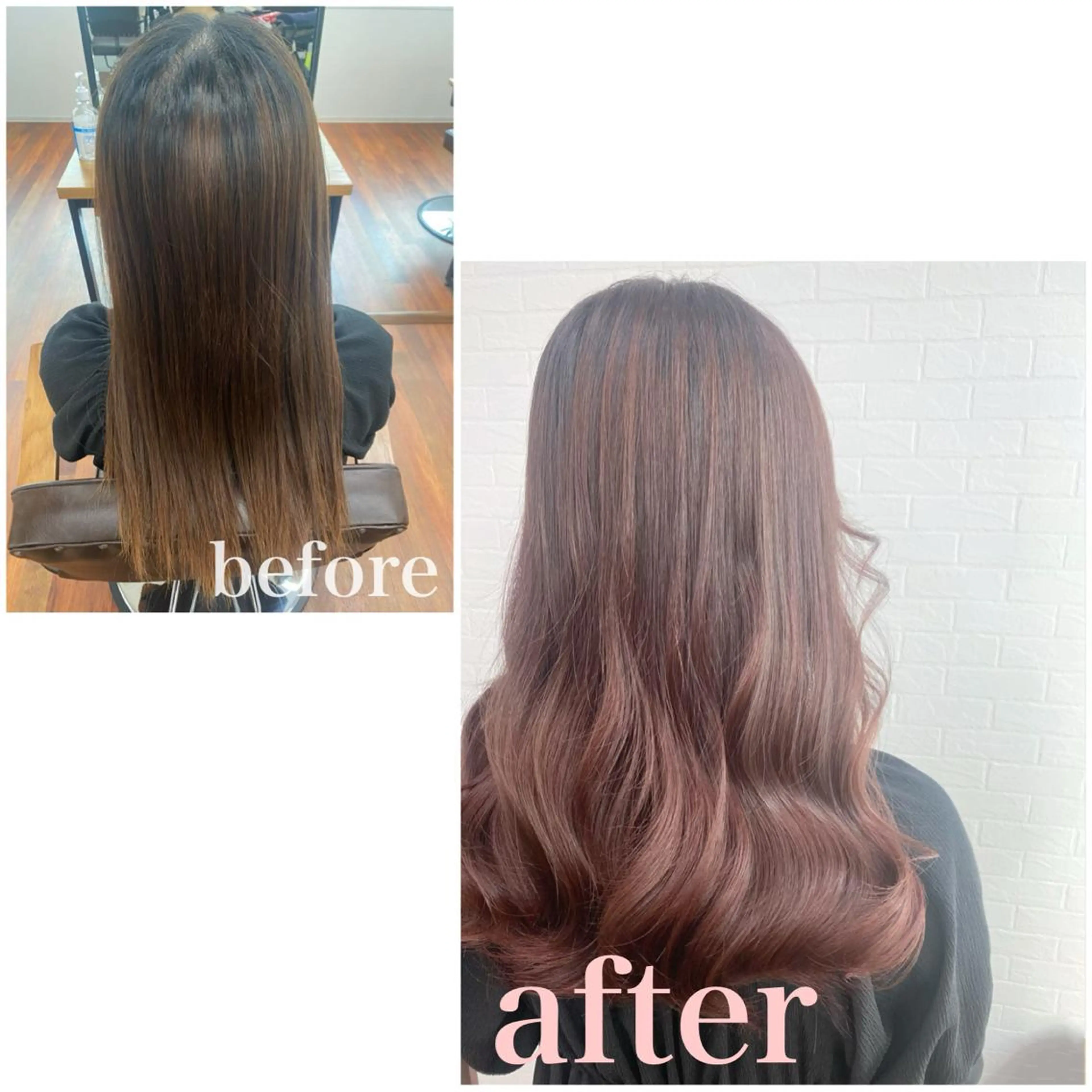 セミロング カラー ピンクカラー GRANLUSSO 〜グランルッソ駅前店所属・木口 嘉美のヘアスタイル