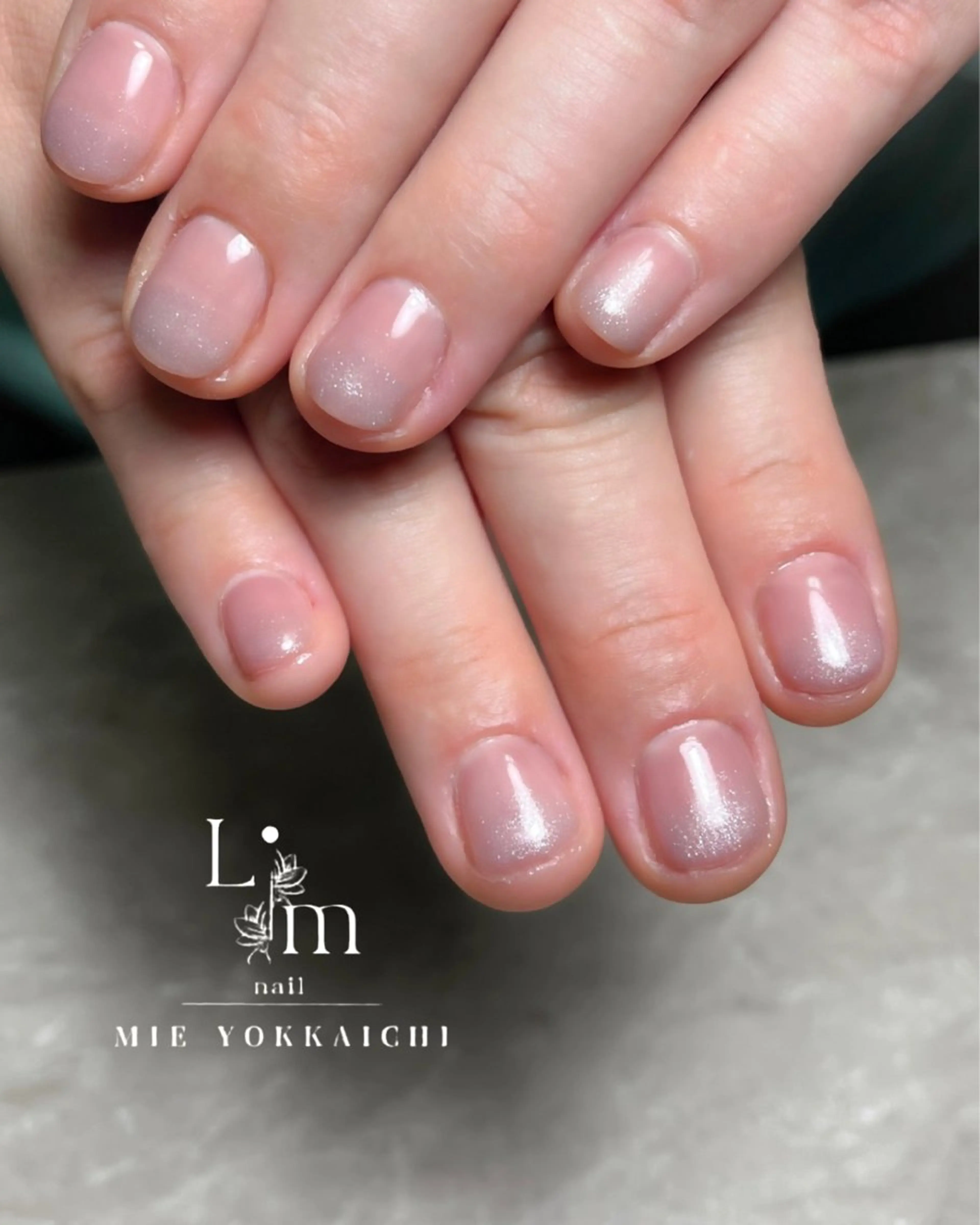 ネイル ショートネイル シンプルネイル Li.m nail リム ネイルのネイルデザイン