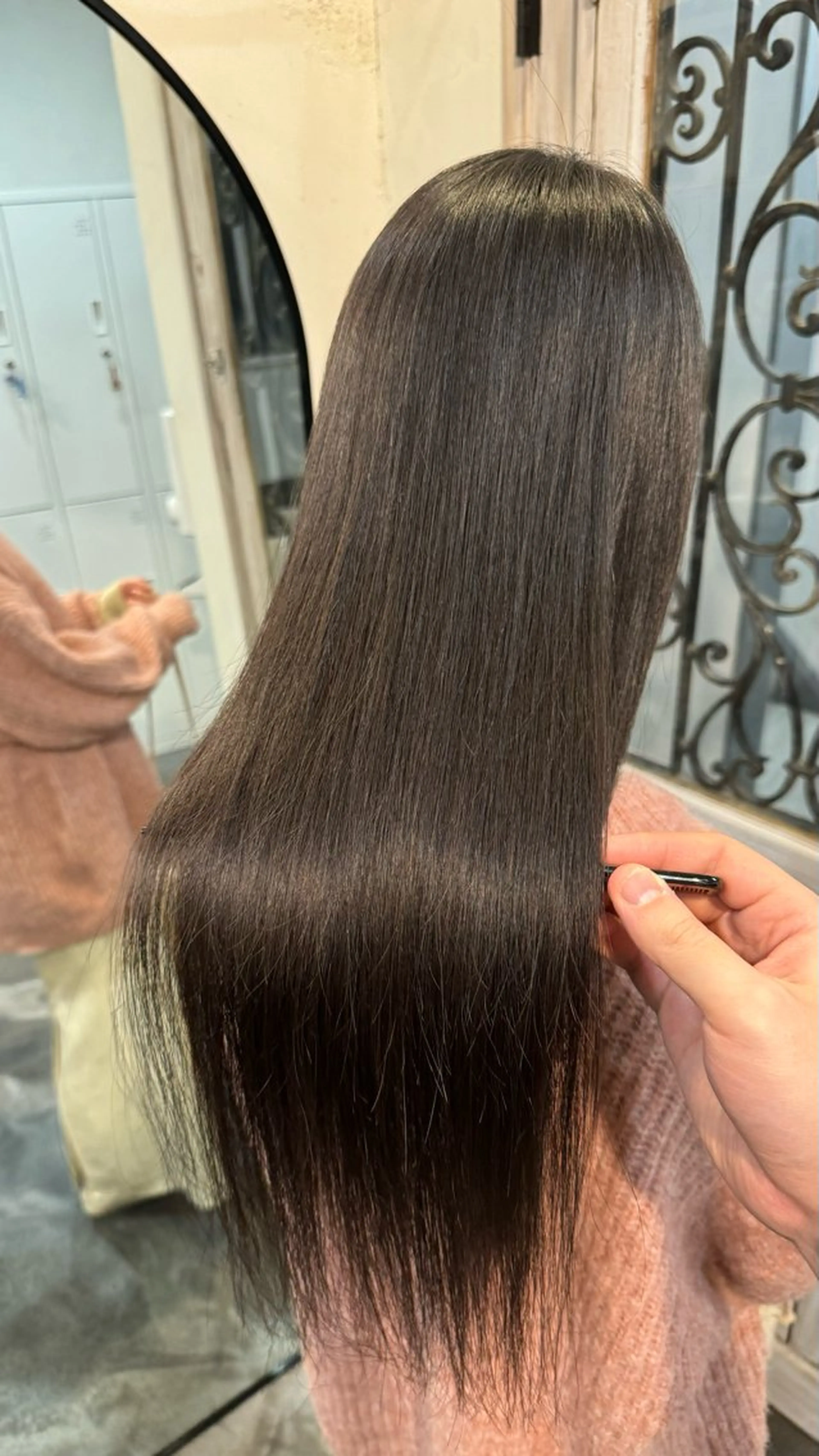 ロング ショートボブ ボブ ハイライト 髪質改善 縮毛矯正 カット トリートメント 🔆髪質改善 透明感 カラー🔆佐々木貴仁のヘアスタイル