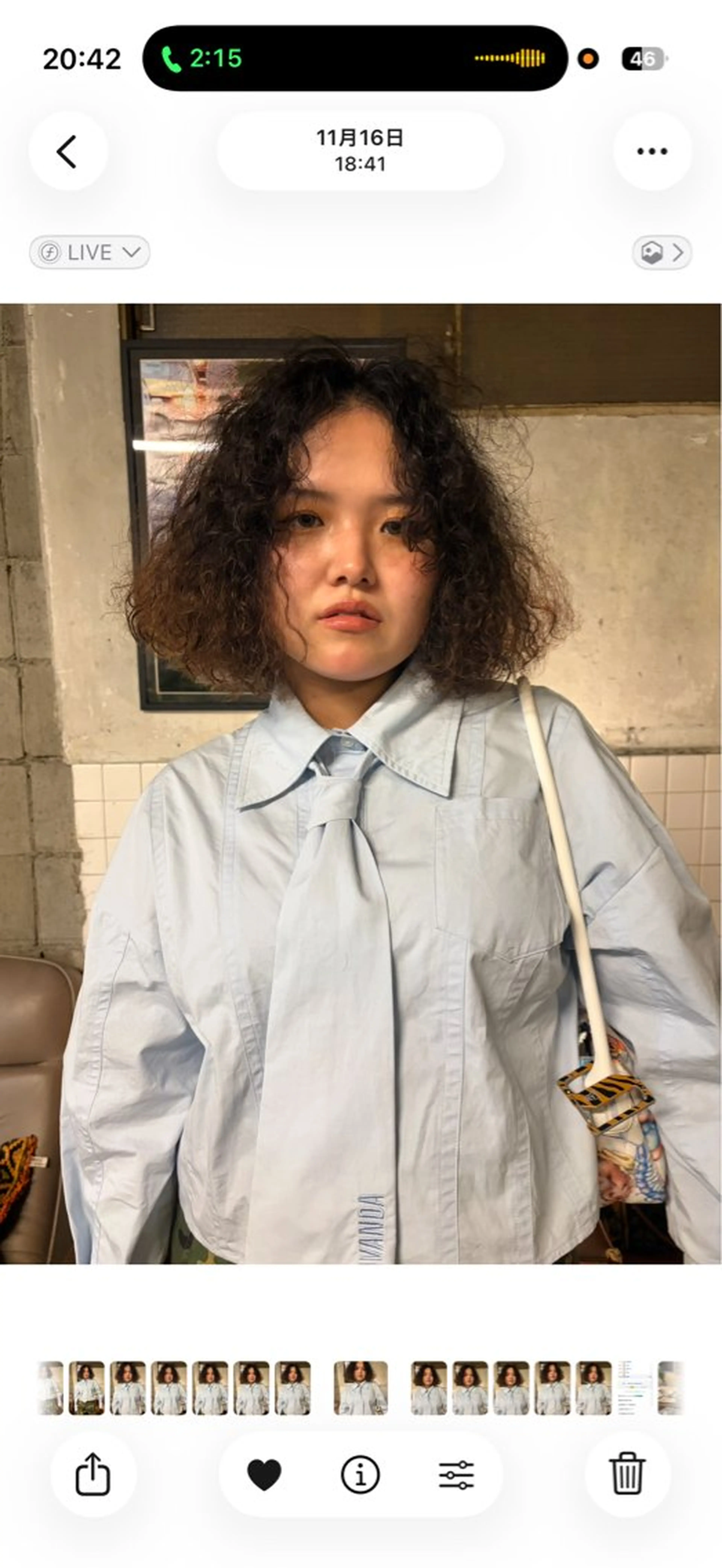 ミディアム パーマ MIKU 岡山／倉敷／カットのヘアスタイル