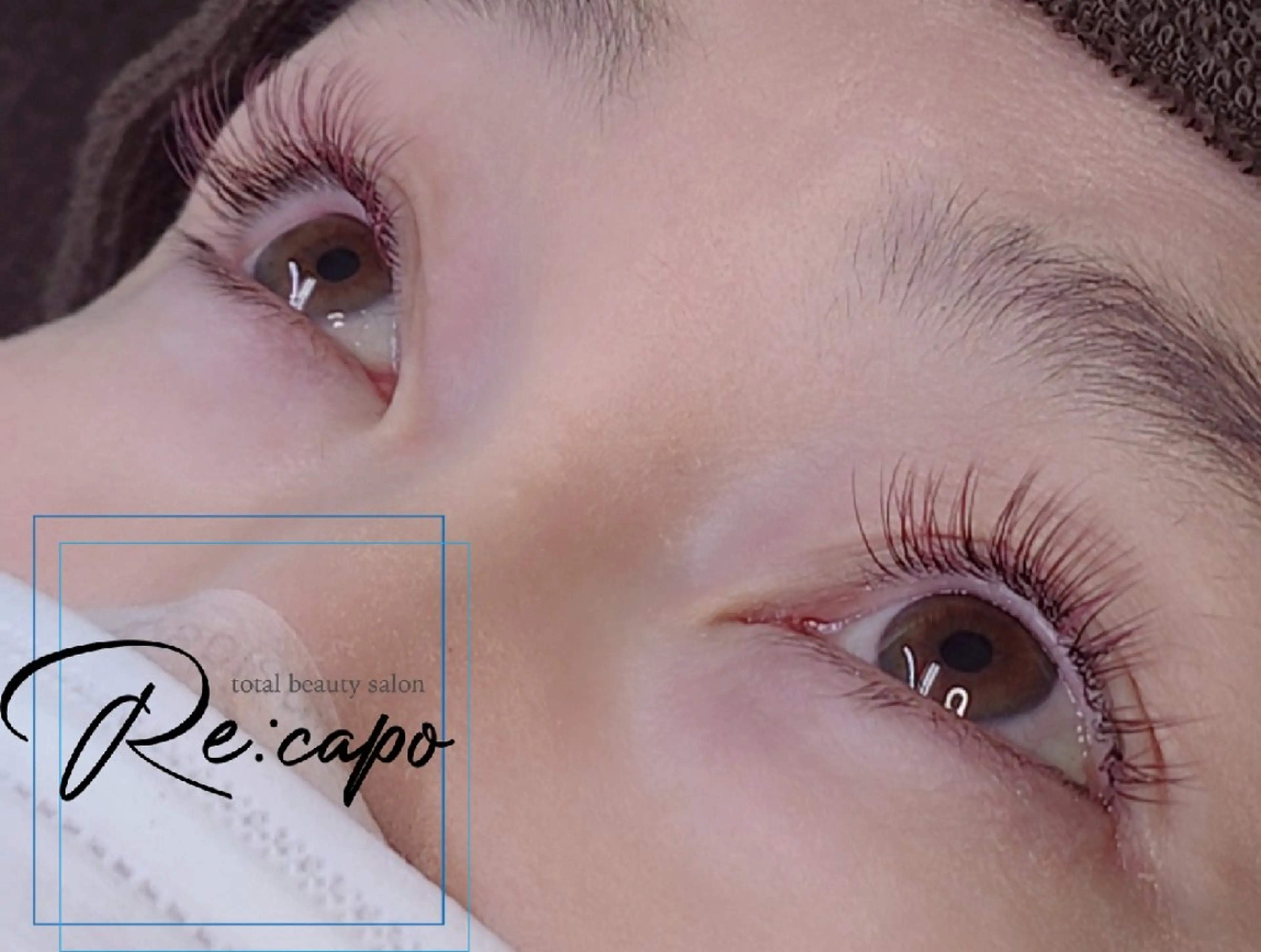 マツエク・マツパ カラーマツエク マツエク re:capo所属・re:capo （ｵｵﾊﾞｱｹﾐ）のマツエク・マツパデザイン