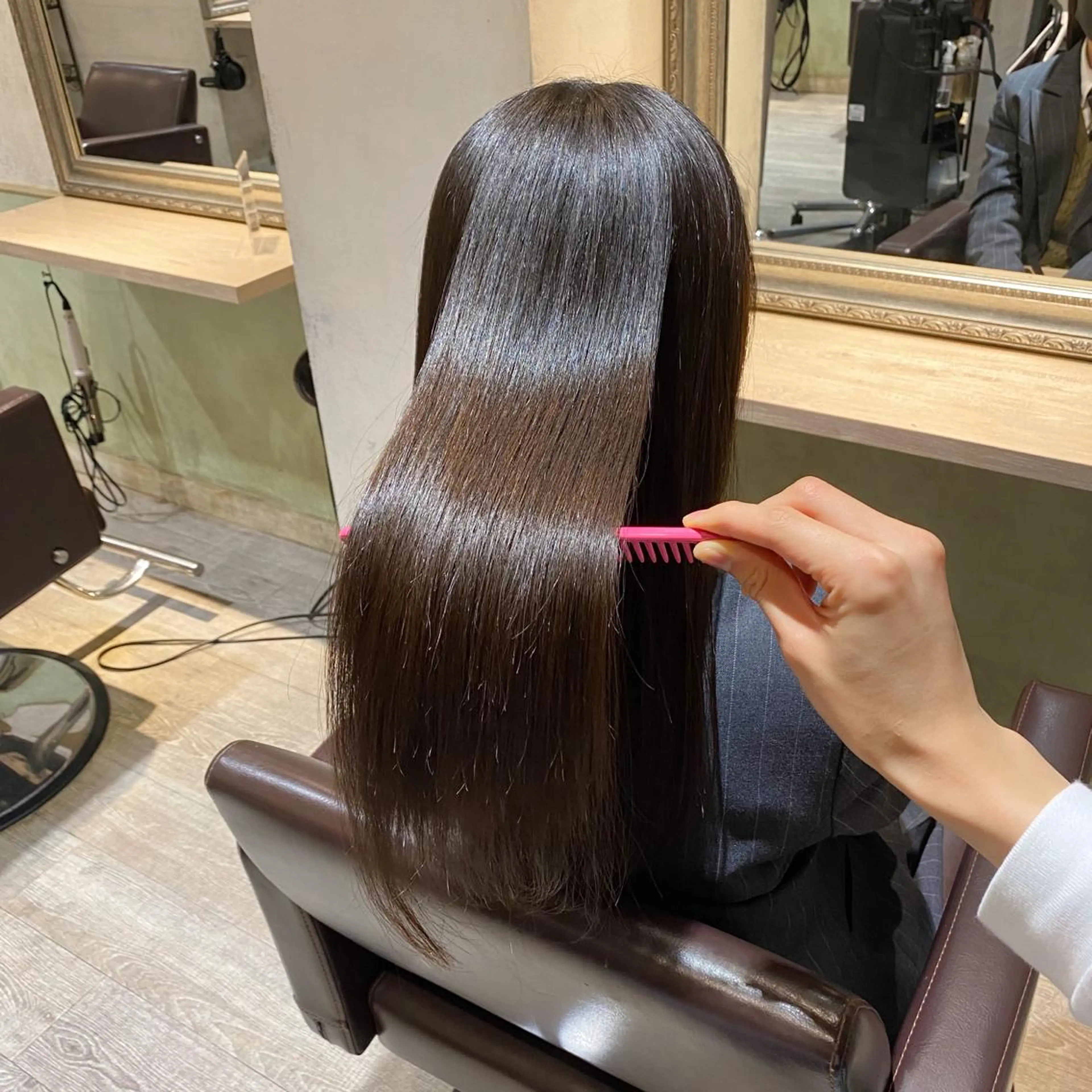 ロング 髪質改善 カット 縮毛矯正 トリートメント Lutia所属・Lutia  チノ リキマル🍀のヘアスタイル