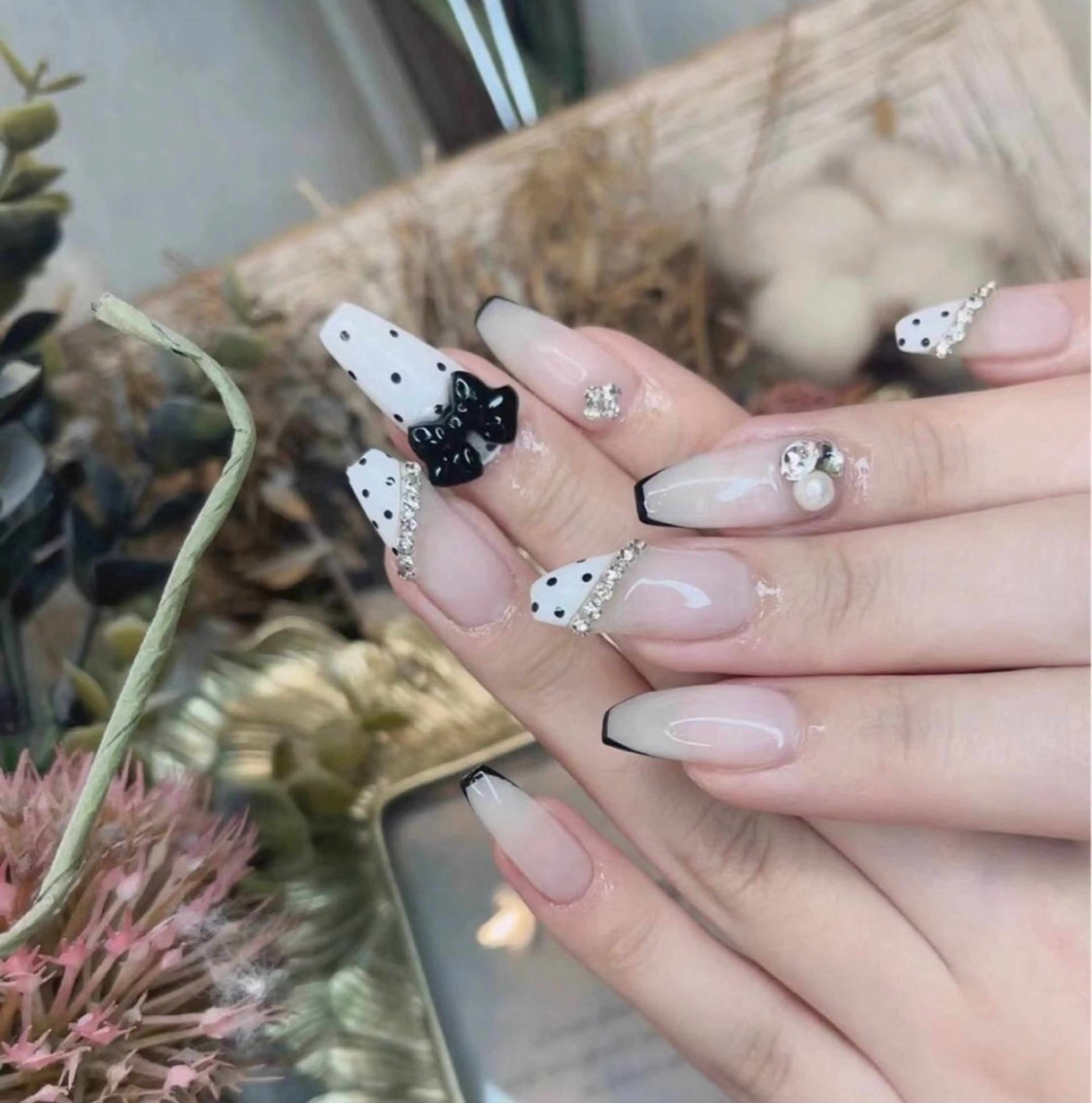 ネイル アートネイル フットネイル フレンチネイル ジェルネイル ハート Babarla Nailのネイルデザイン