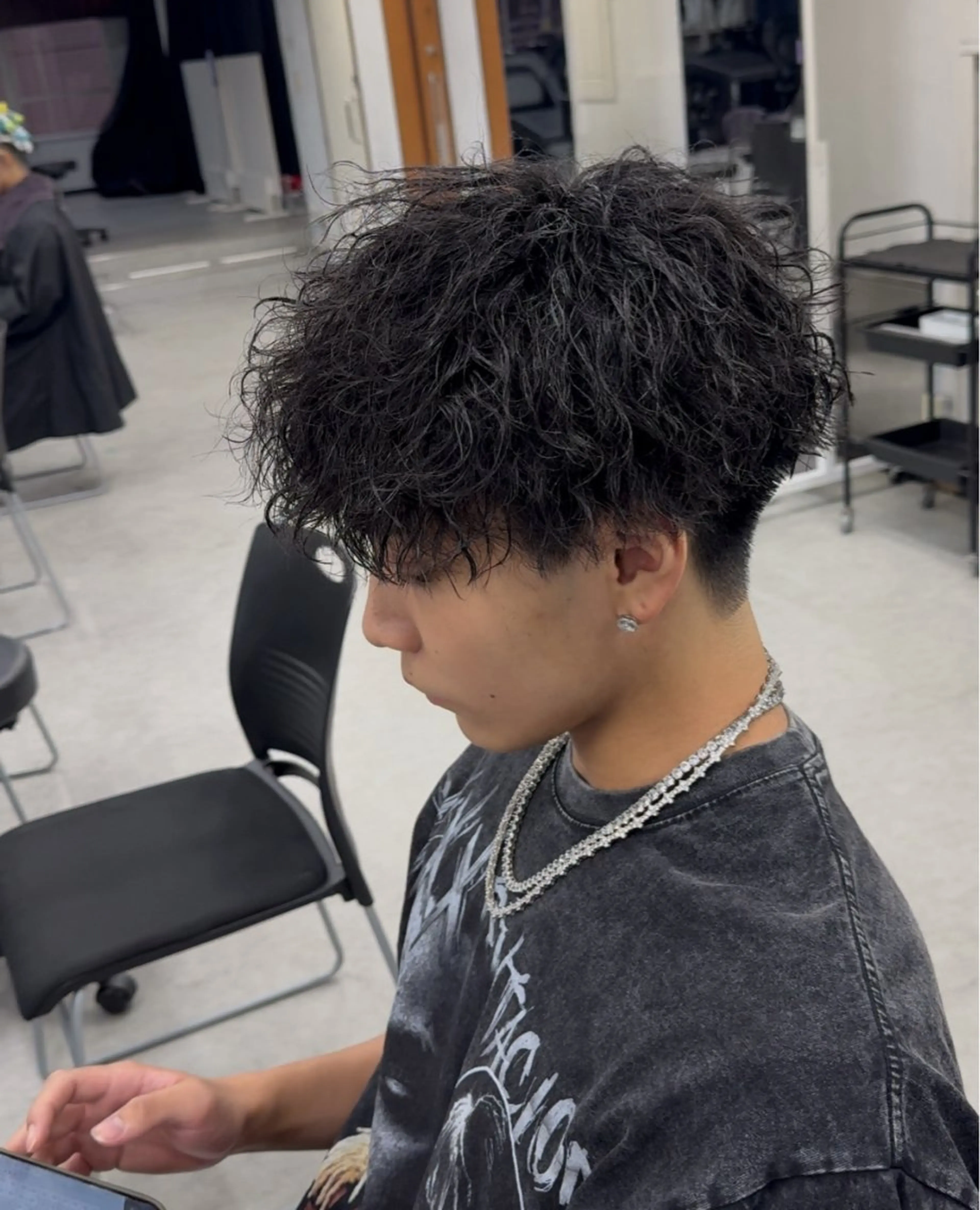 パーマ メンズ カット パーマ パーマ特化 まなるのヘアスタイル