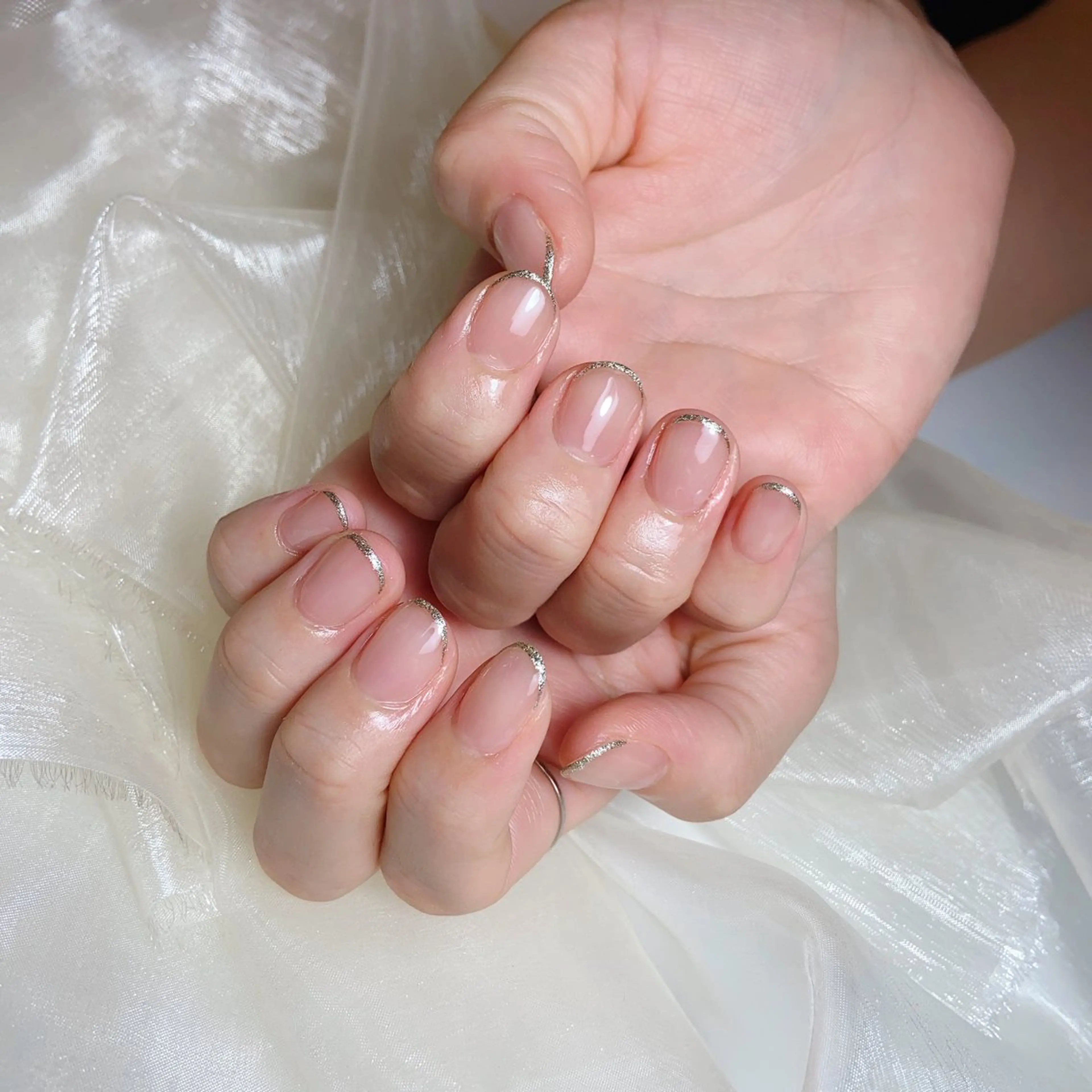 ネイル ラメ(グリッター) ハンドネイル nailsalon REJOICEのネイルデザイン