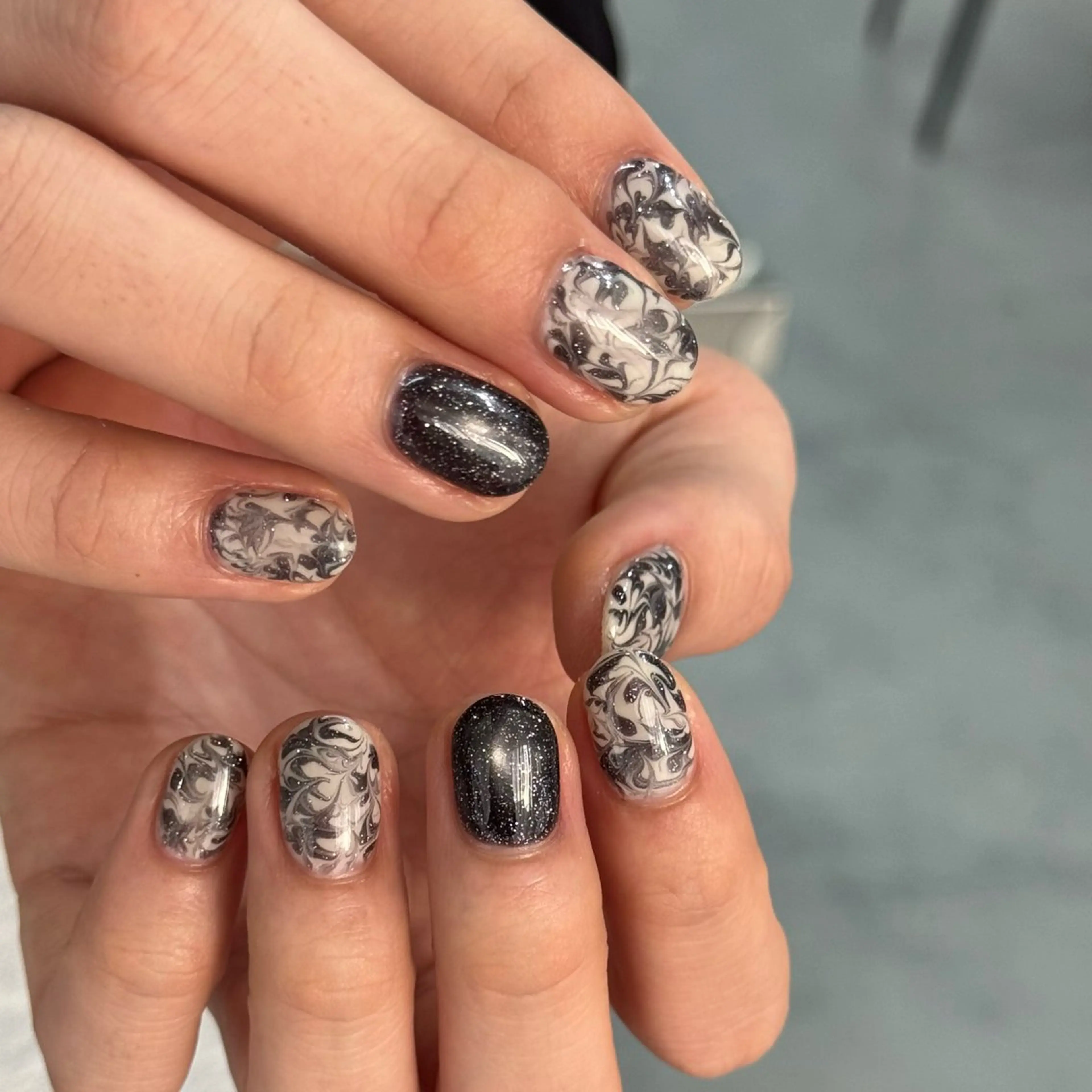 ネイル シンプルネイル ハンドネイル HARUKA ネイリスト福岡/薬院のネイルデザイン