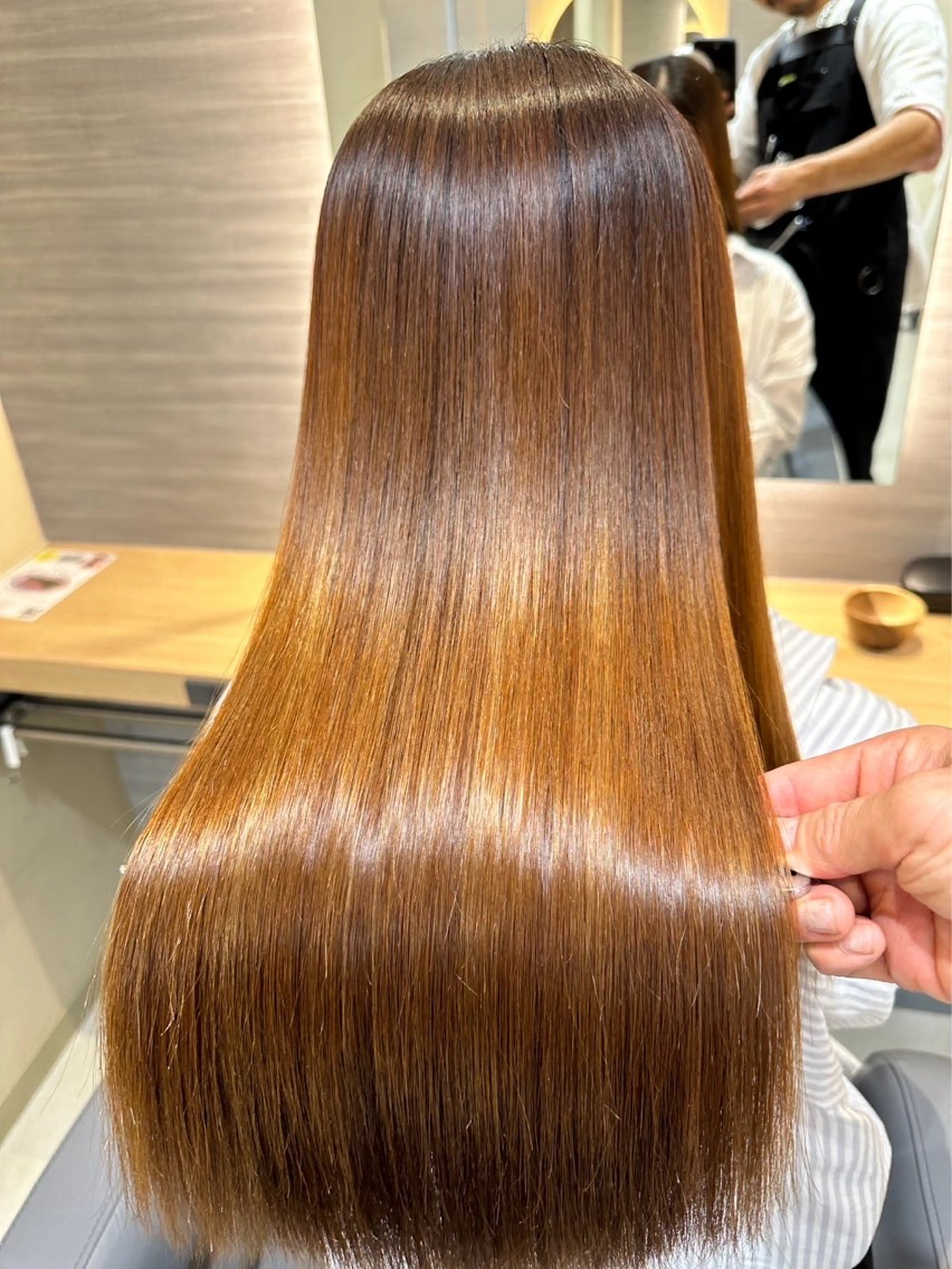 カット+縮毛矯正(髪質改善)+トリートメント✂︎🪞の写真