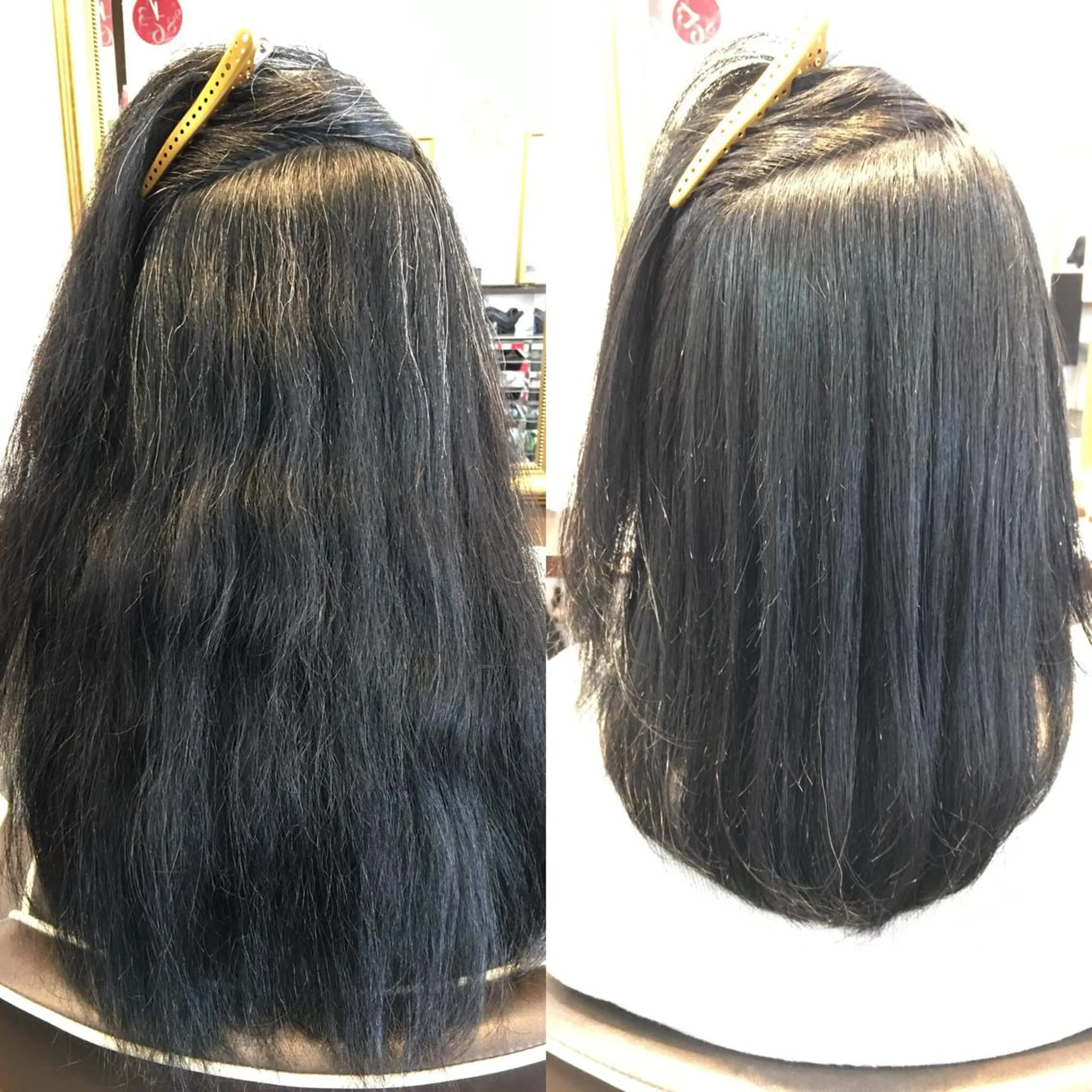 セミロング 縮毛矯正 BLESS HAIR DESIGN所属・田口 信雄のヘアスタイル