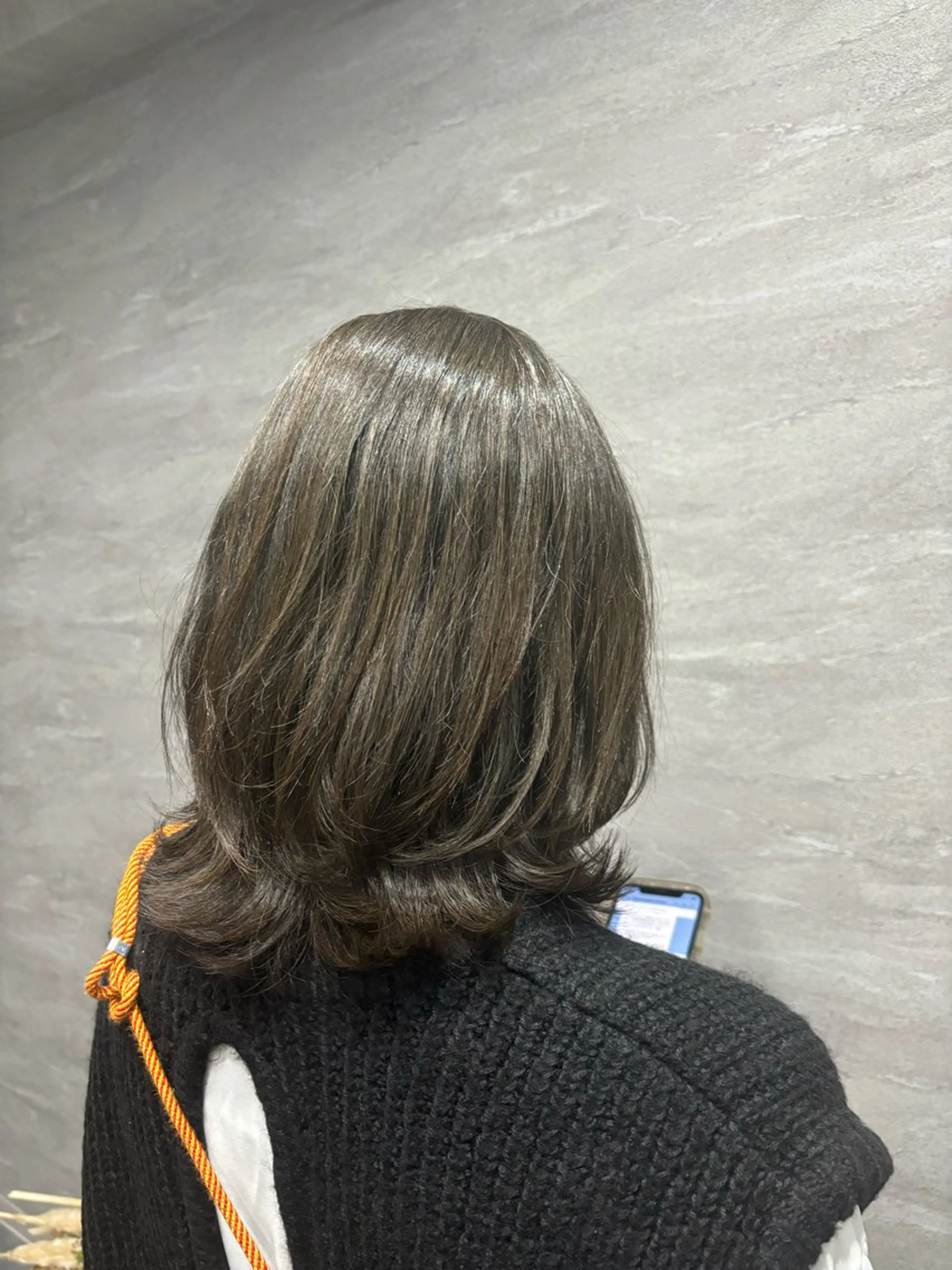 ミディアム カット ヘアカラー トリートメント 永井大樹✨ 透明感カラー✨のヘアスタイル