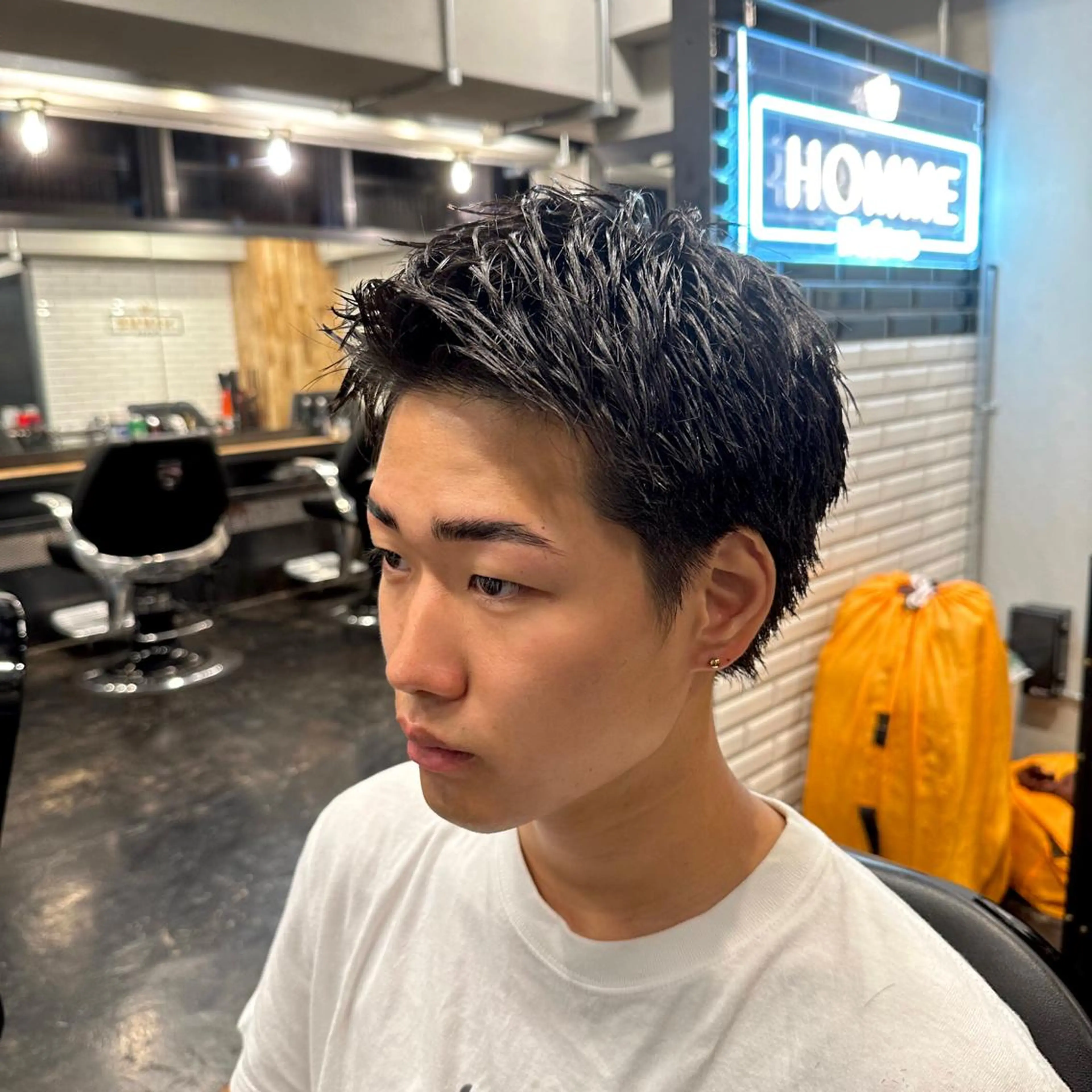 メンズ 刈り上げ ツイスパ/メンズ パーマ/歩夢のヘアスタイル