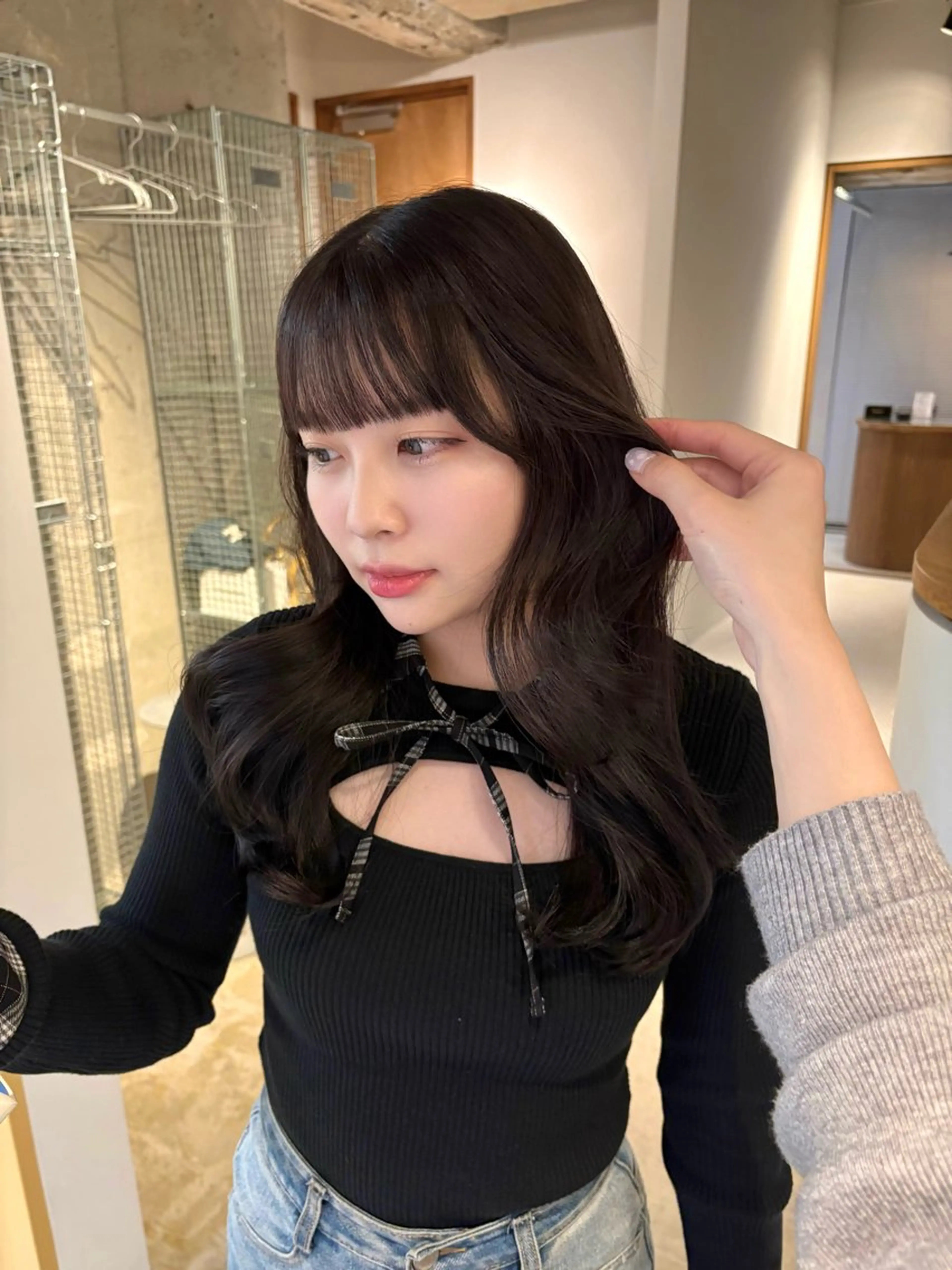 ロング カラー ショコラグレージュ 透明感カラー グレージュ ラベンダーカラー ヘアカラー 名駅/ブリーチカラー /masaki⠀のヘアスタイル
