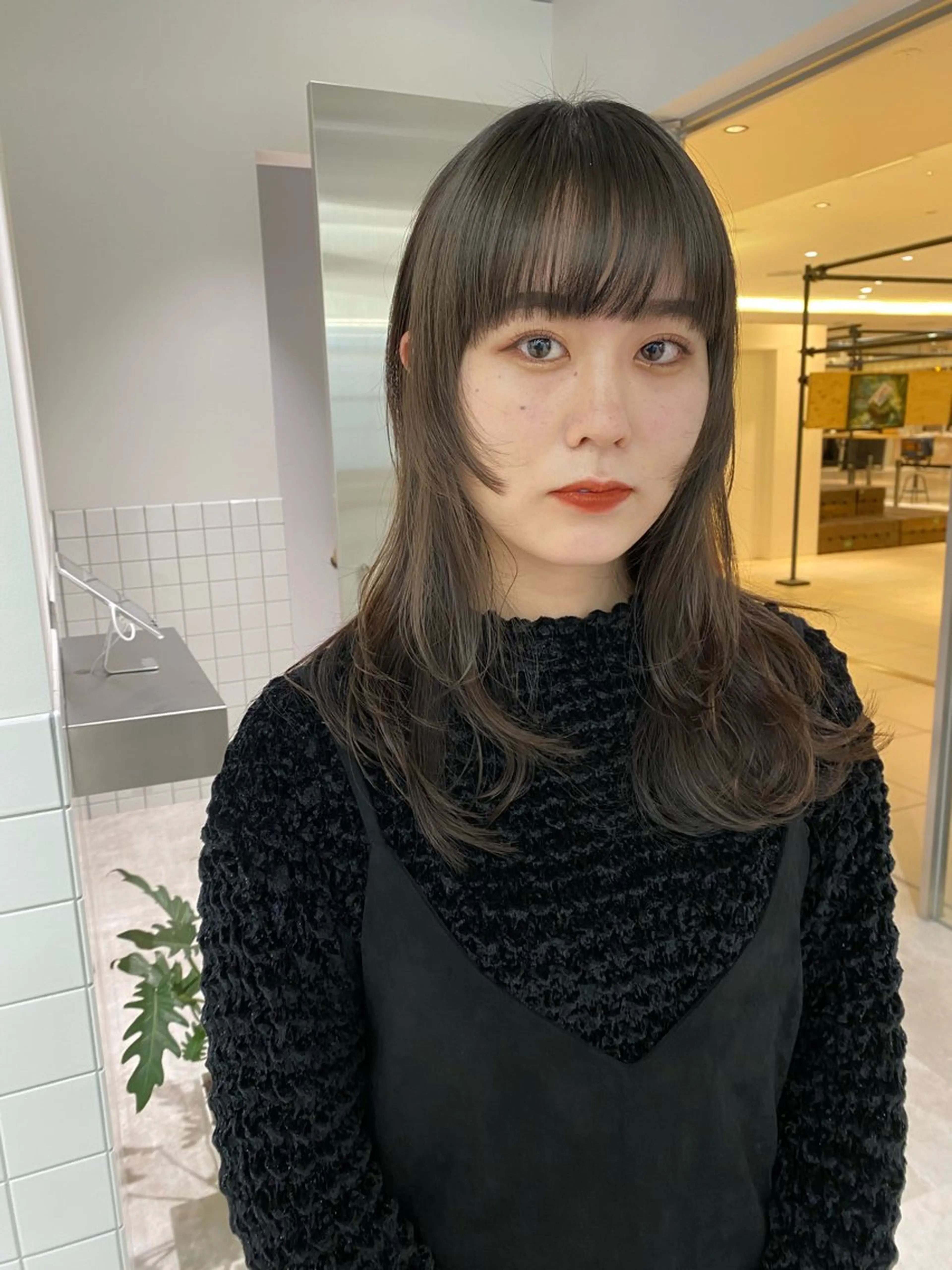 ミディアム カラー レイヤーカット カット ヘアカラー トリートメント 似合わせカット レイヤー/ボブのヘアスタイル