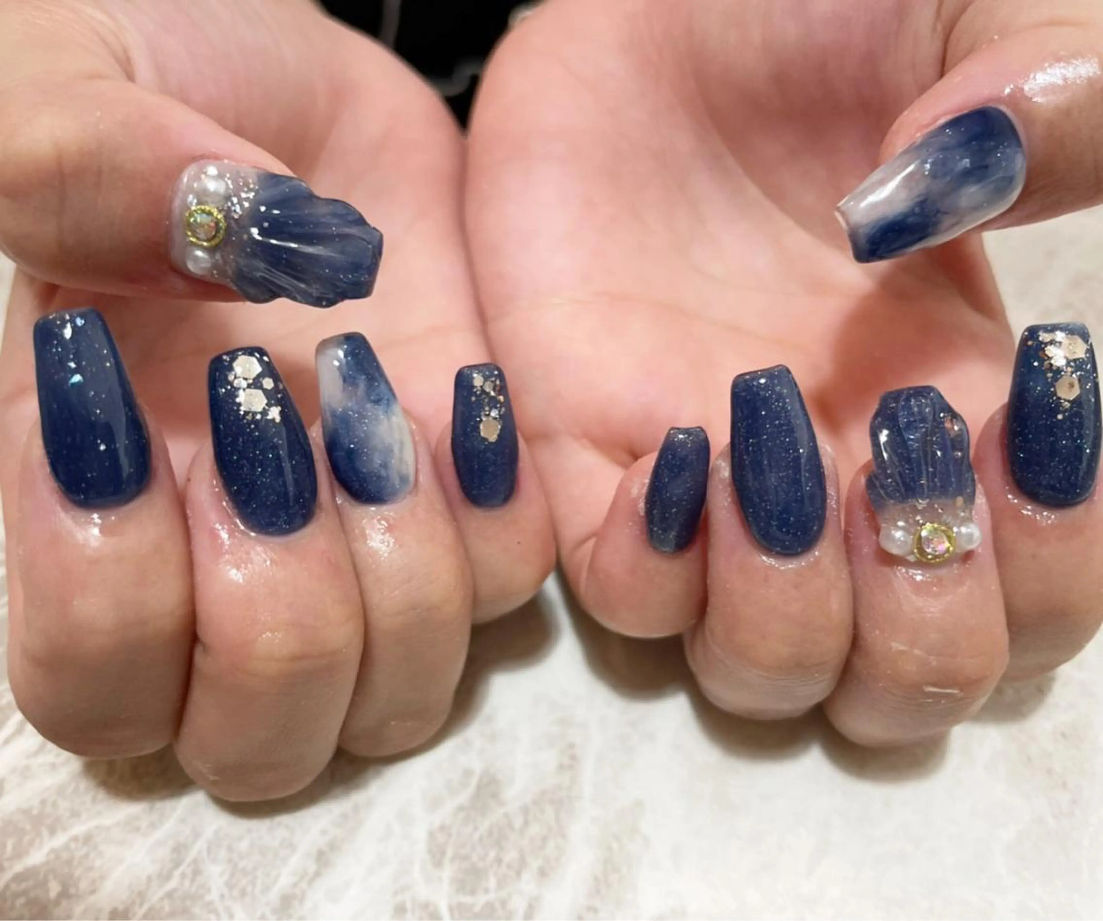 ネイル ハンドネイル 山中 あいのネイルデザイン