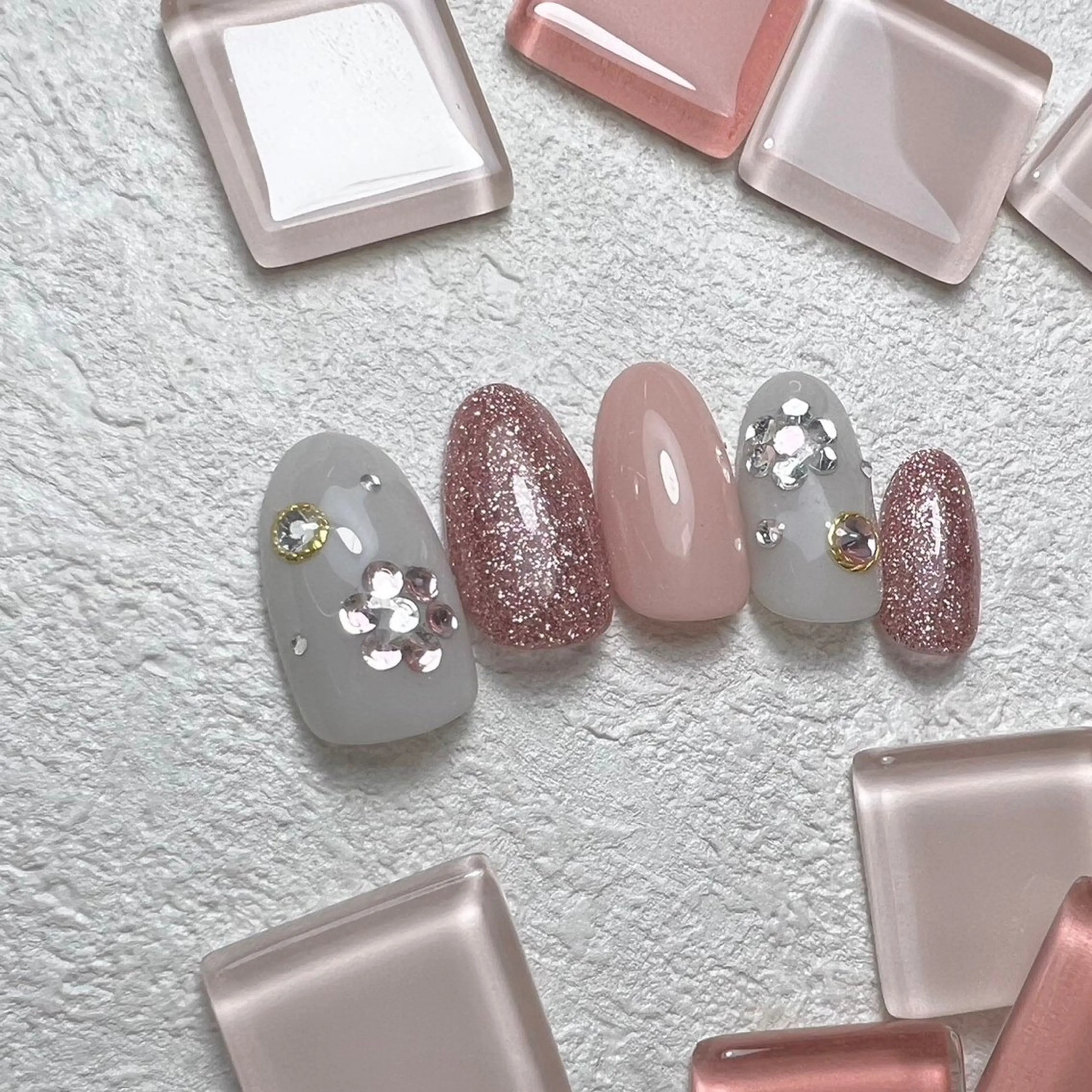 ネイル アートネイル シンプルネイル ネイルチップ ⭐︎休業中の練習⭐︎ JNA認定講師髙橋のネイルデザイン