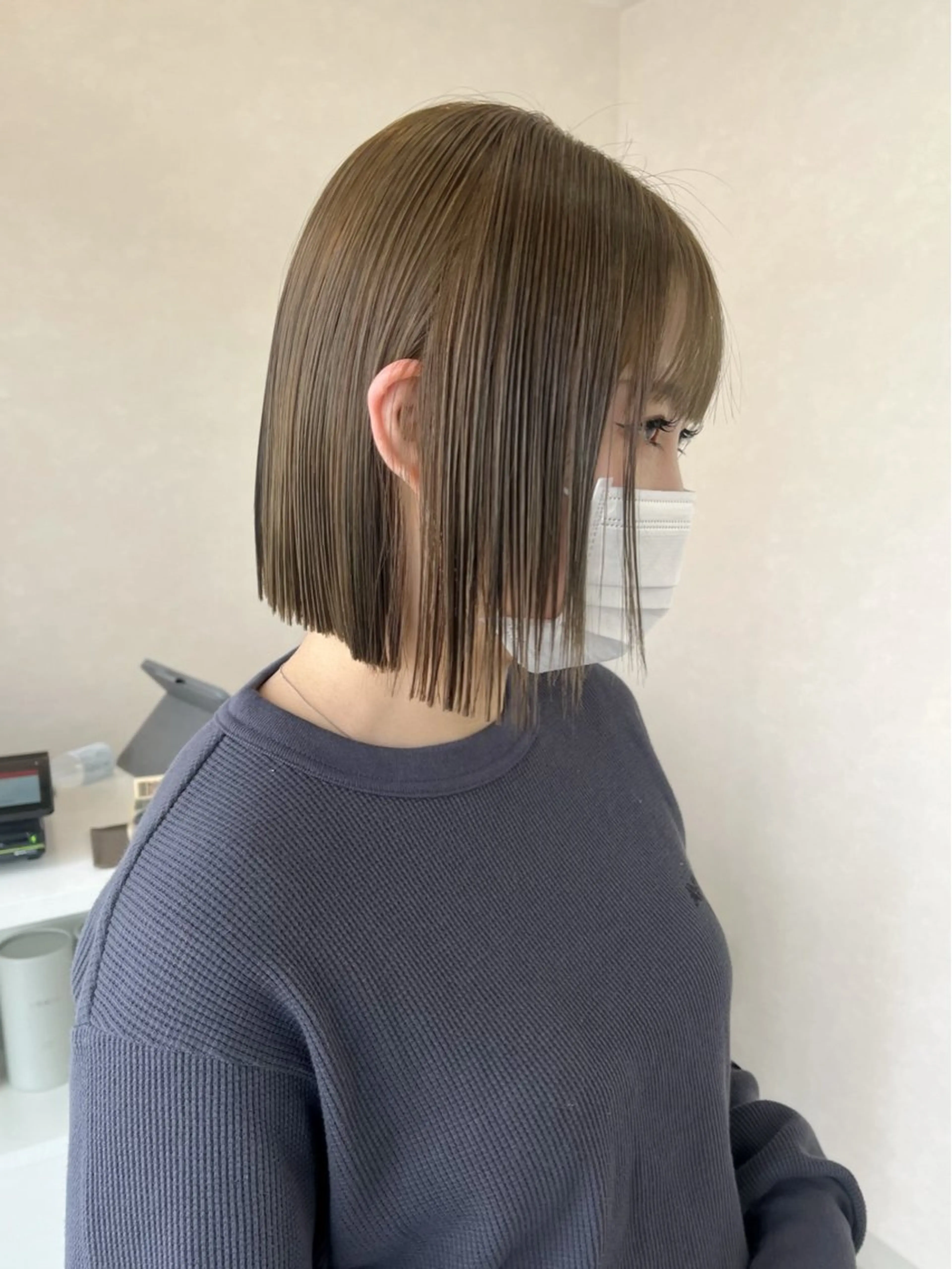 ミディアム カラー カット ヘアカラー mir所属・長山 茉白のヘアスタイル
